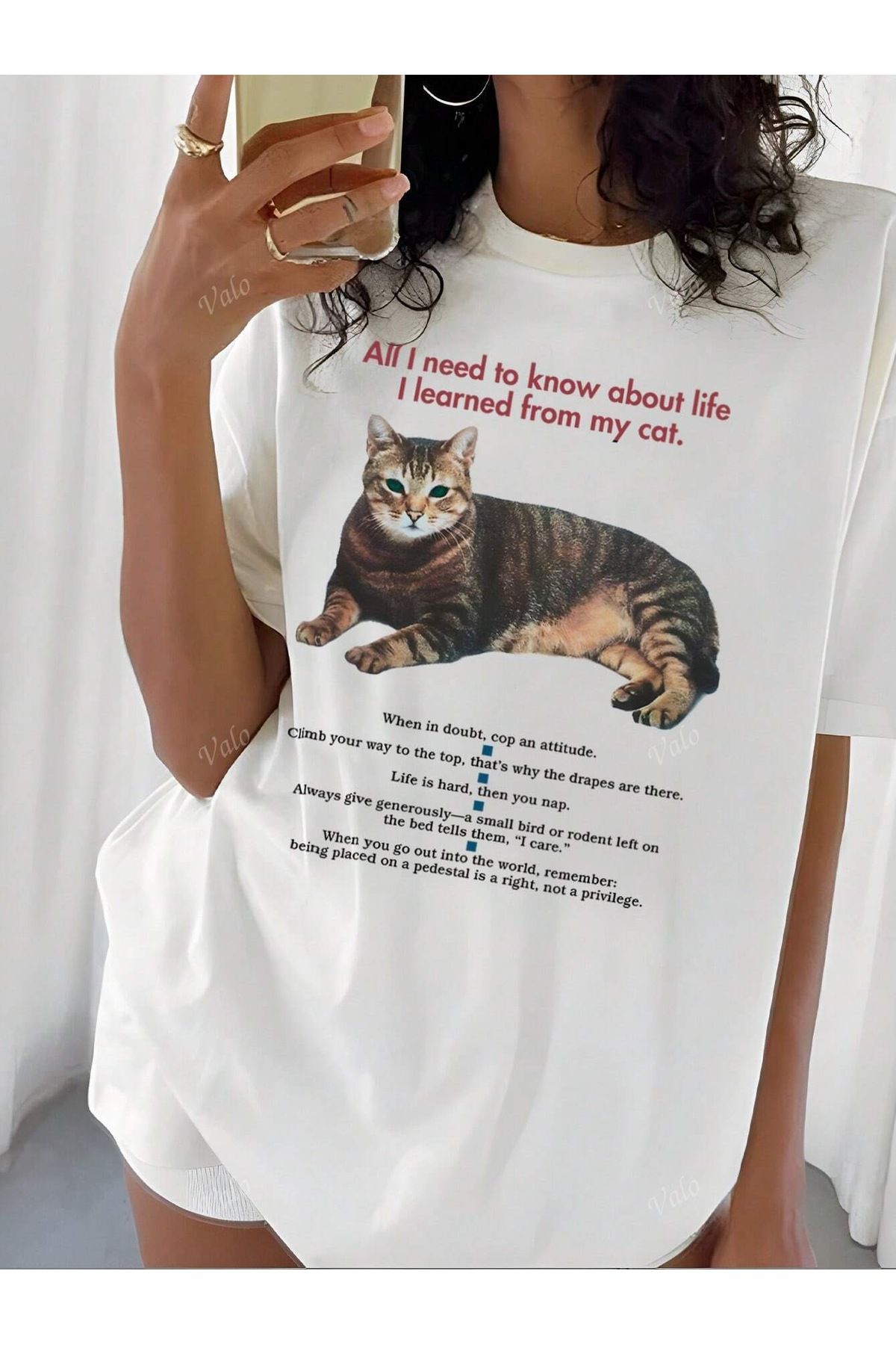 Jose Clothing Oversize Kesim Kısa Kollu Baskılı T-shirt