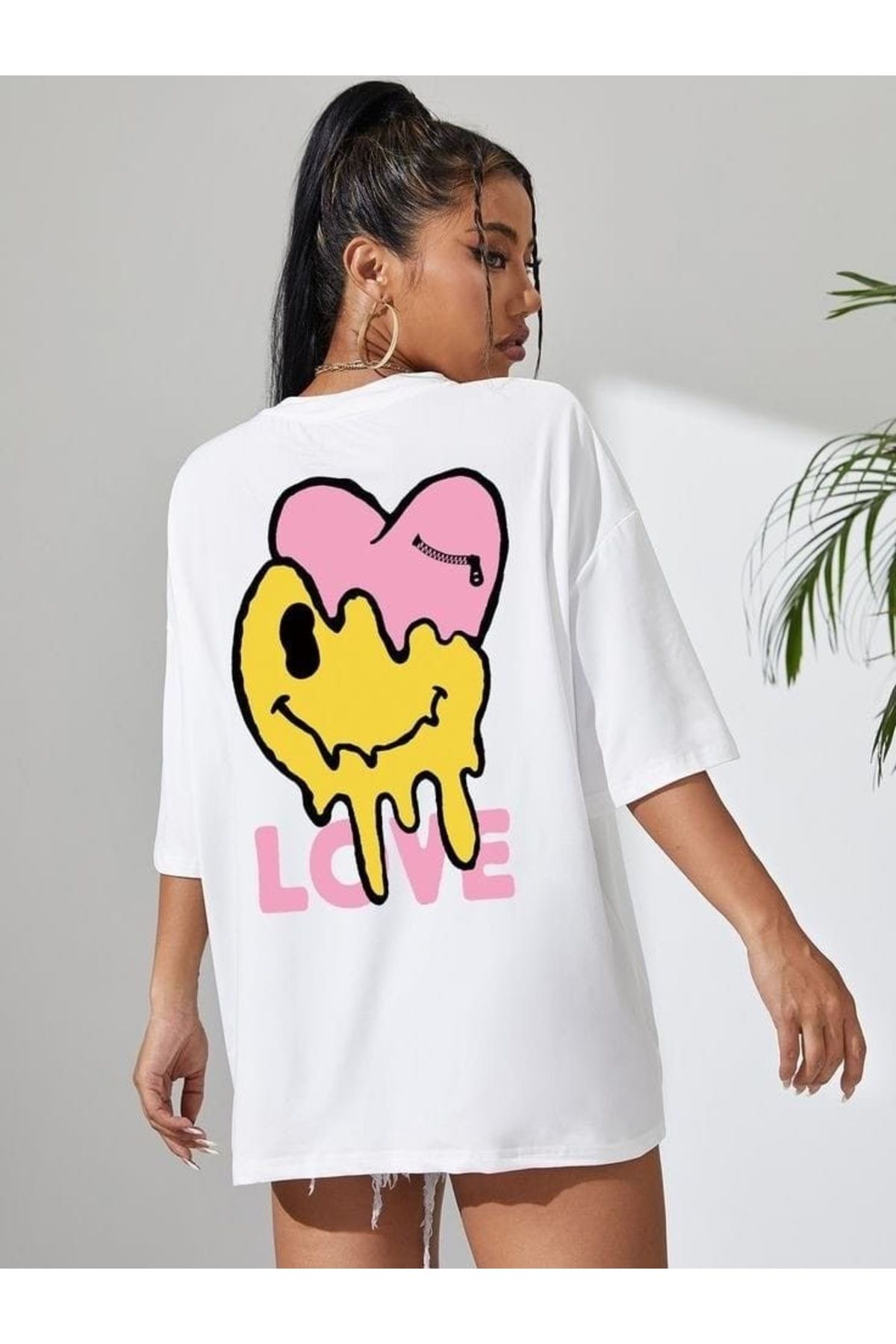 Jose Clothing Oversize Kesim Kısa Kollu Baskılı T-shirt