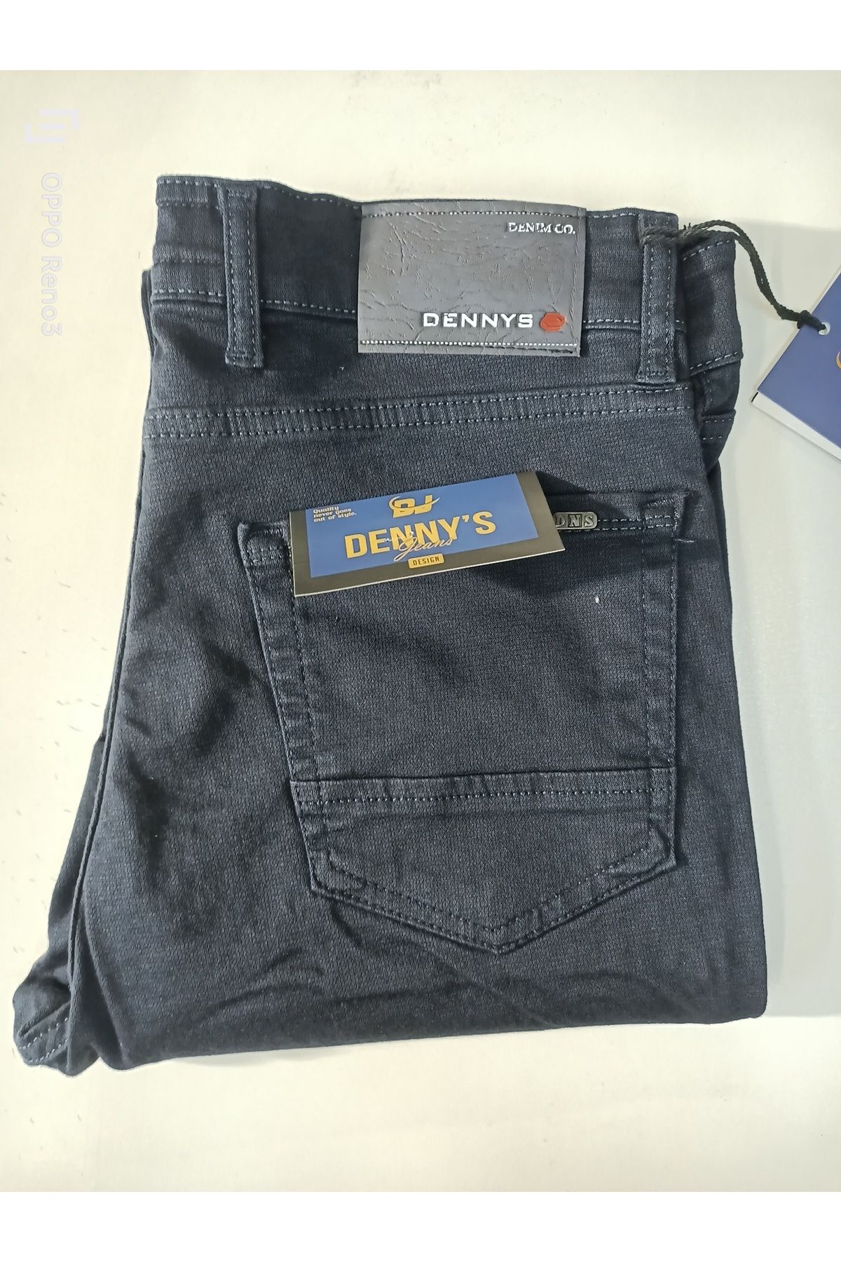 DENNYS klasik likralı fermuarlı kot pantolon