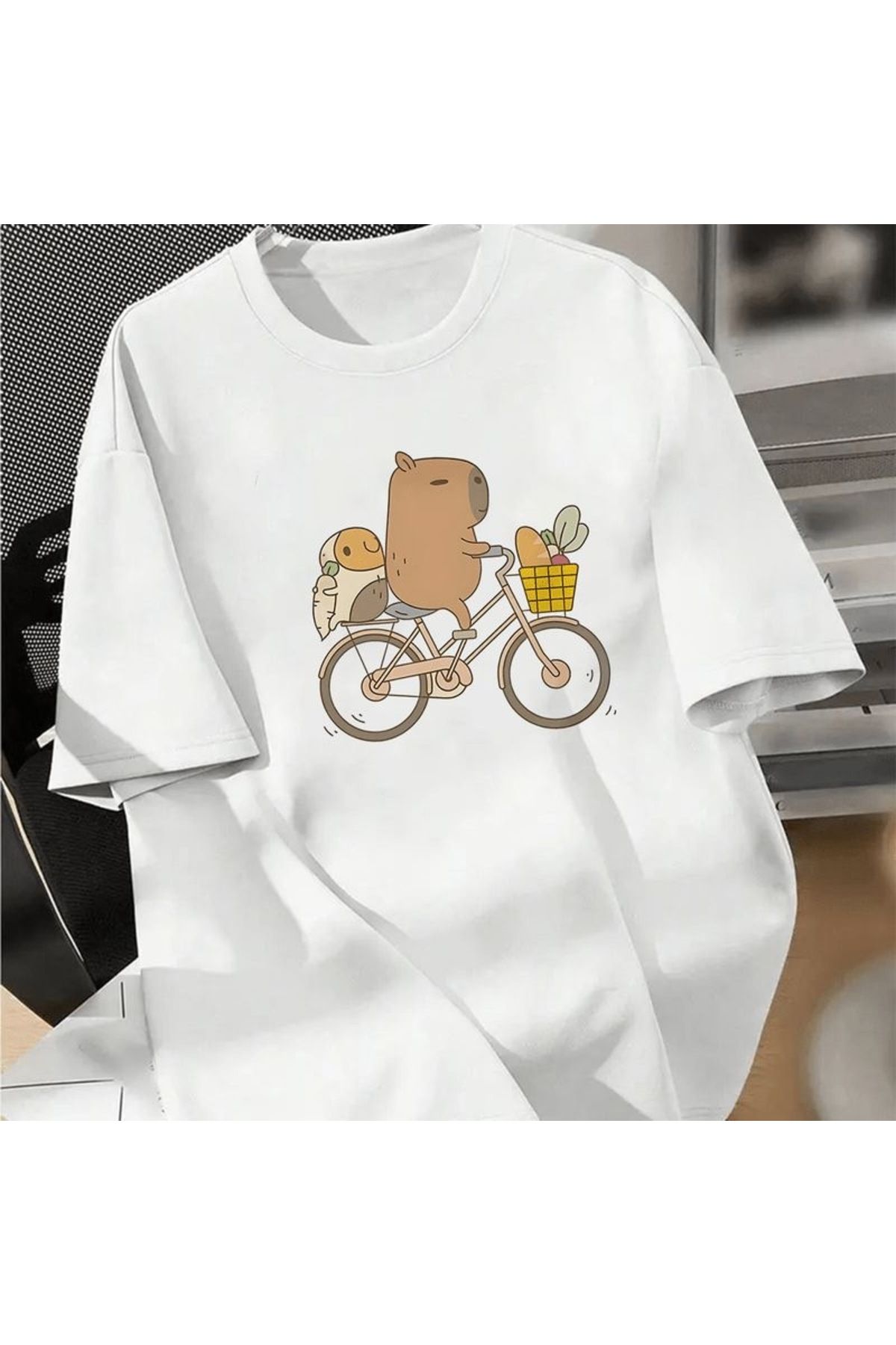 Jose Clothing Oversize Kesim Kısa Kollu Baskılı T-shirt