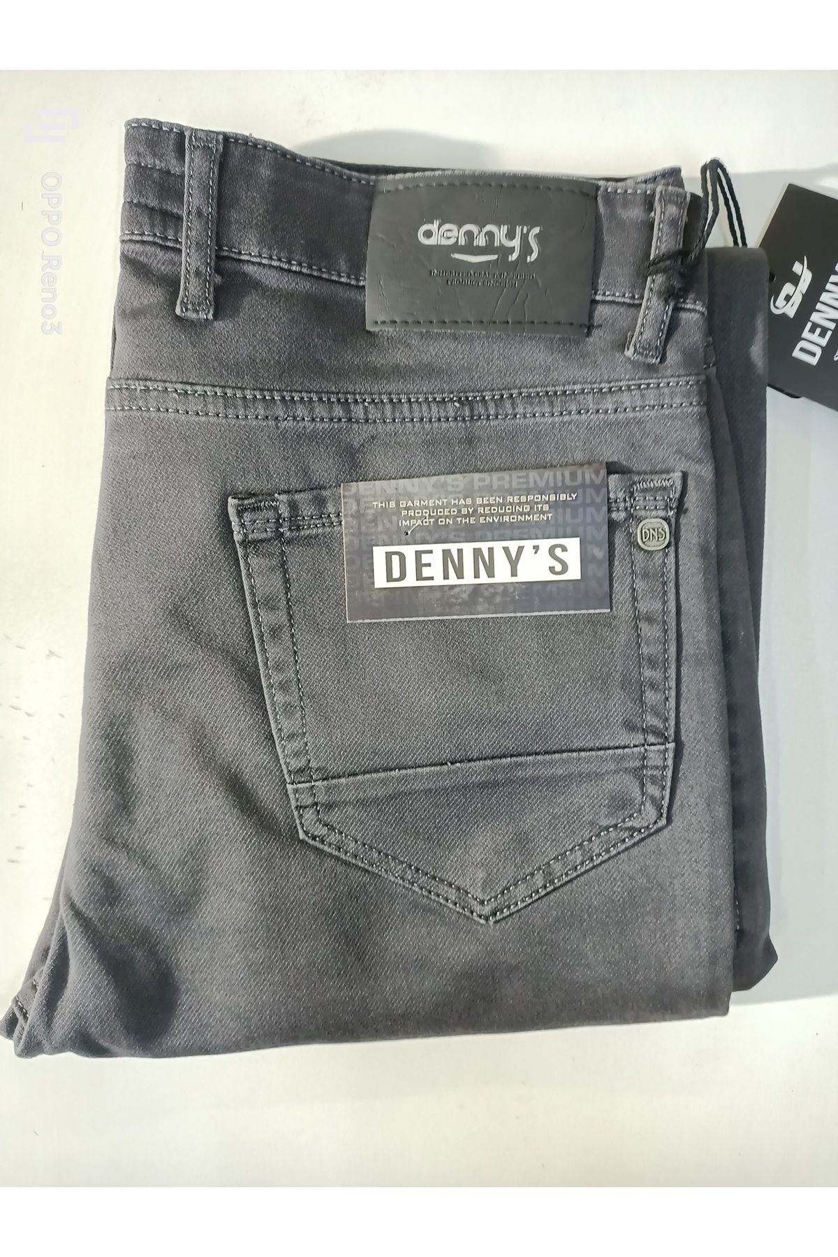 DENNYS klasik likralı fermuarlı kot pantolon