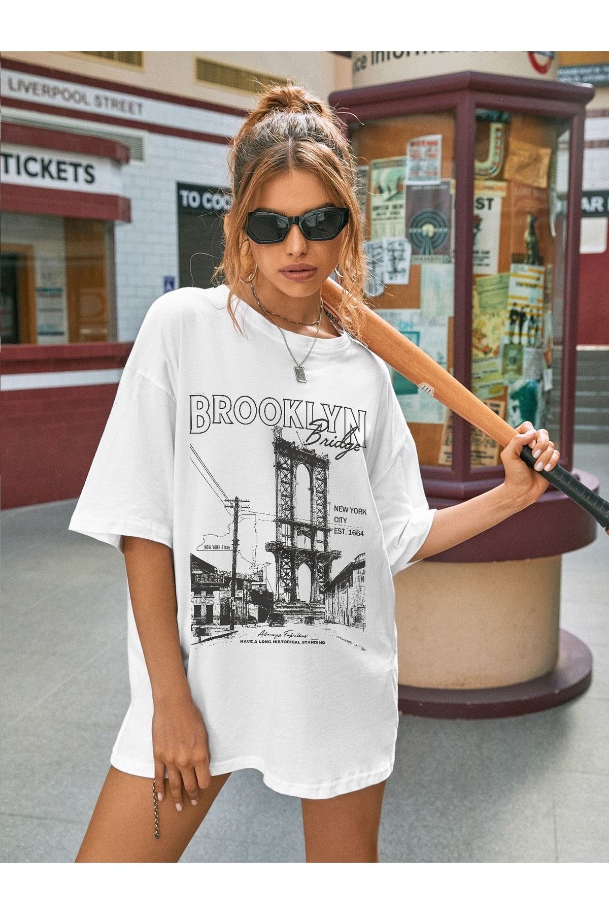 Jose Clothing Oversize Kesim Kısa Kollu Baskılı T-shirt