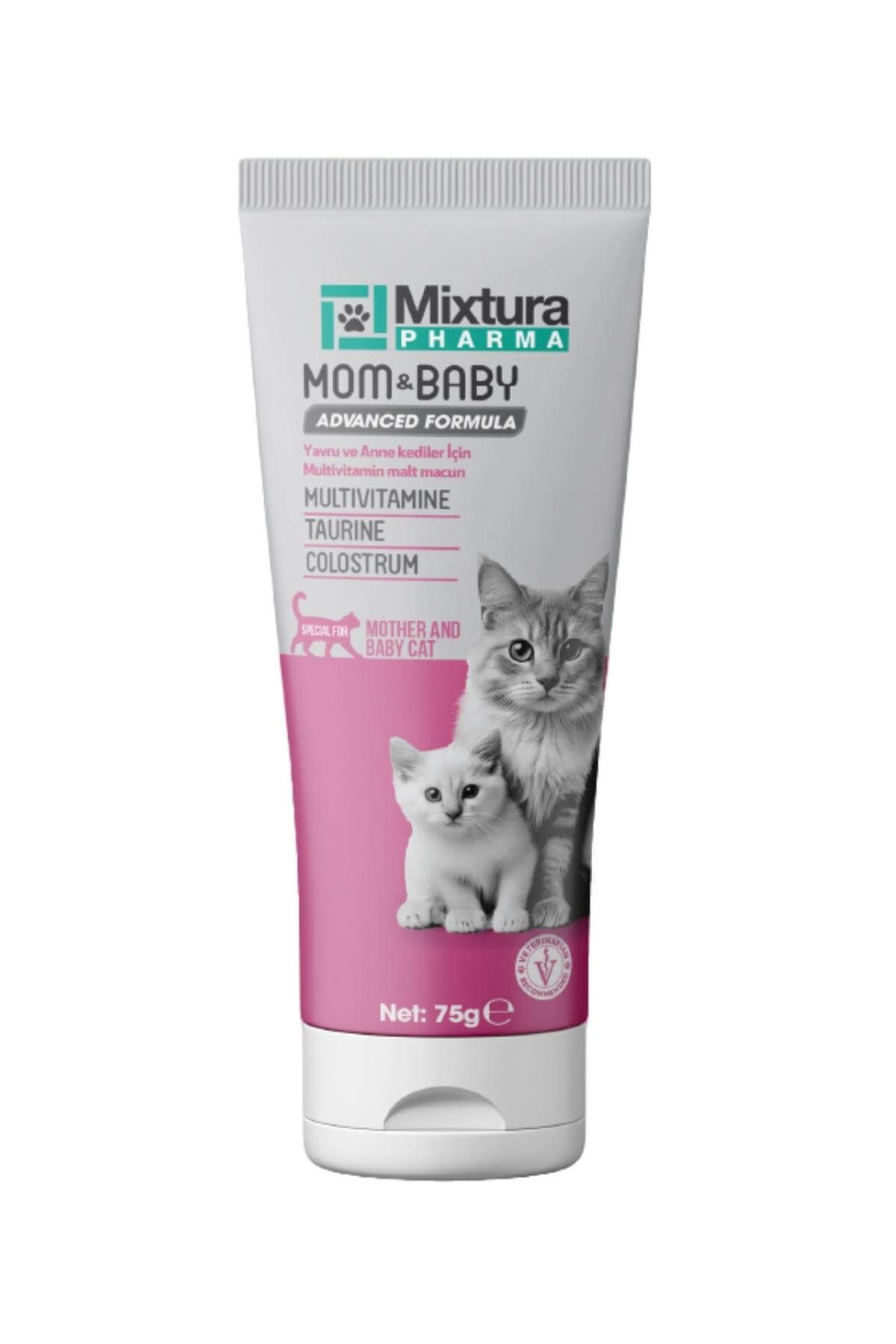 Mixtura Pharma Mom&Baby Yavru ve Anne Kediler için Multivitamin Macunu - Kedi Maltı