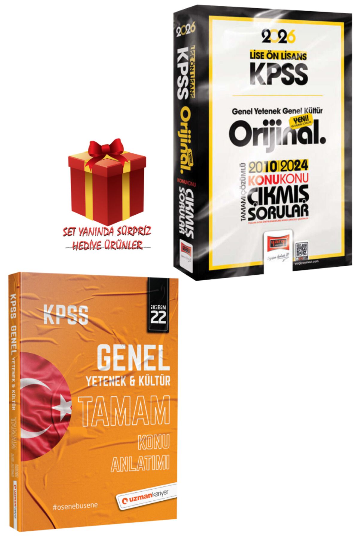 Yargı Yayınları 2026 KPSS Lise-Ön Lisans GYGK Orijinal Konu Konu Çıkmış Sorular 2010-2024+Tüm Dersler Konu Anlatımı