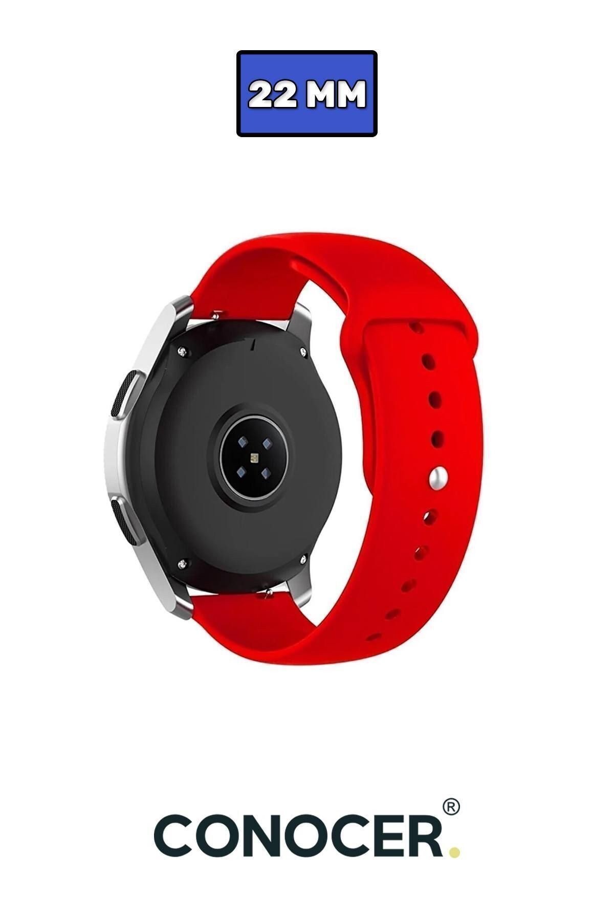 CONOCER Haylou Solar Ls05 Uyumlu Klasik Jel Silikon 22 Mm Kordon Kayış
