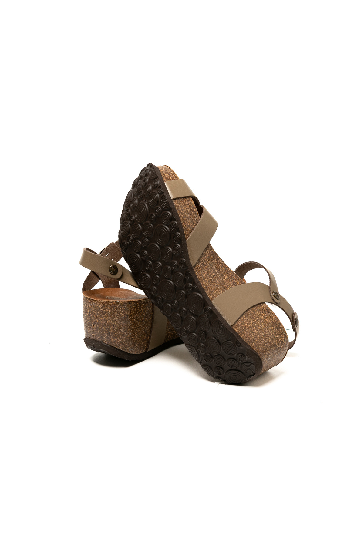 Genuins-Women / Girls Slippers Cannes g 106318   Genuins Leather Dress Taupe 6