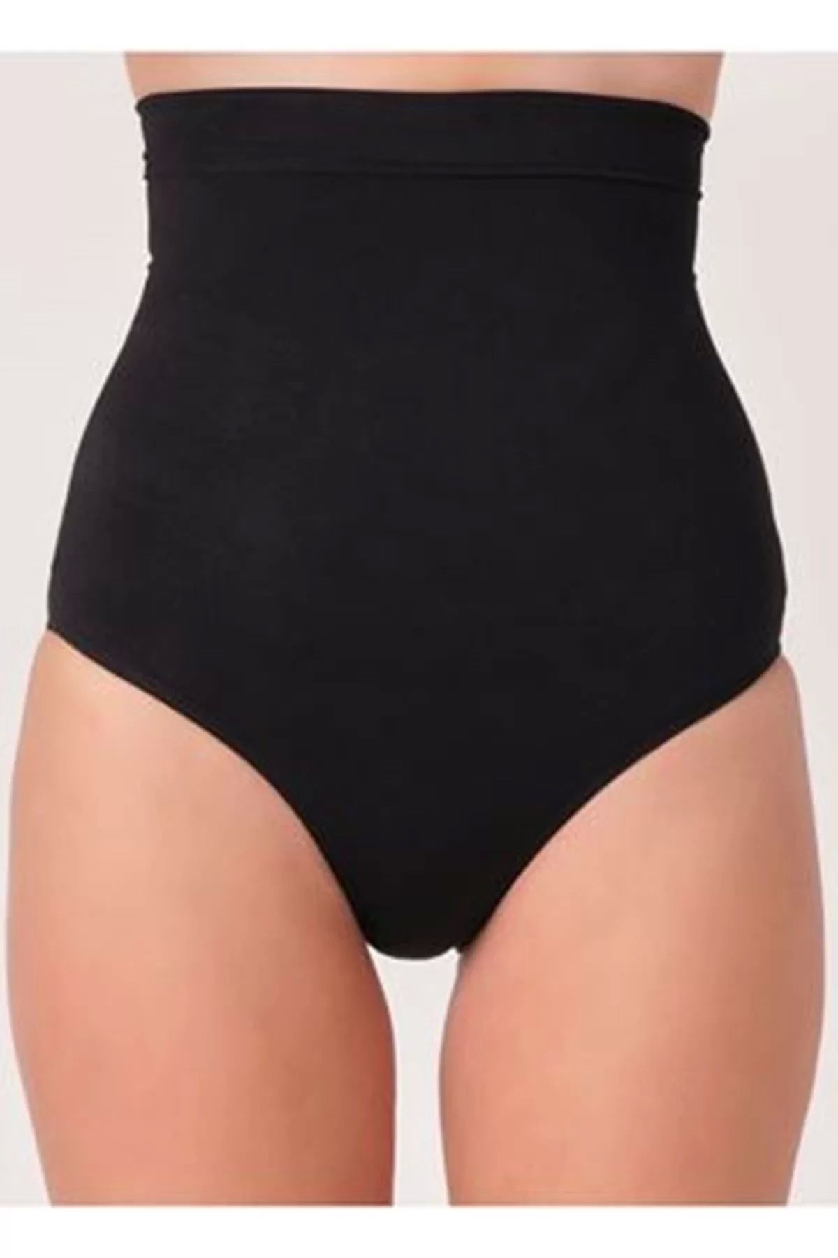 STOREMAX Siyah Kadın Dikişsiz Slip Korse - 780