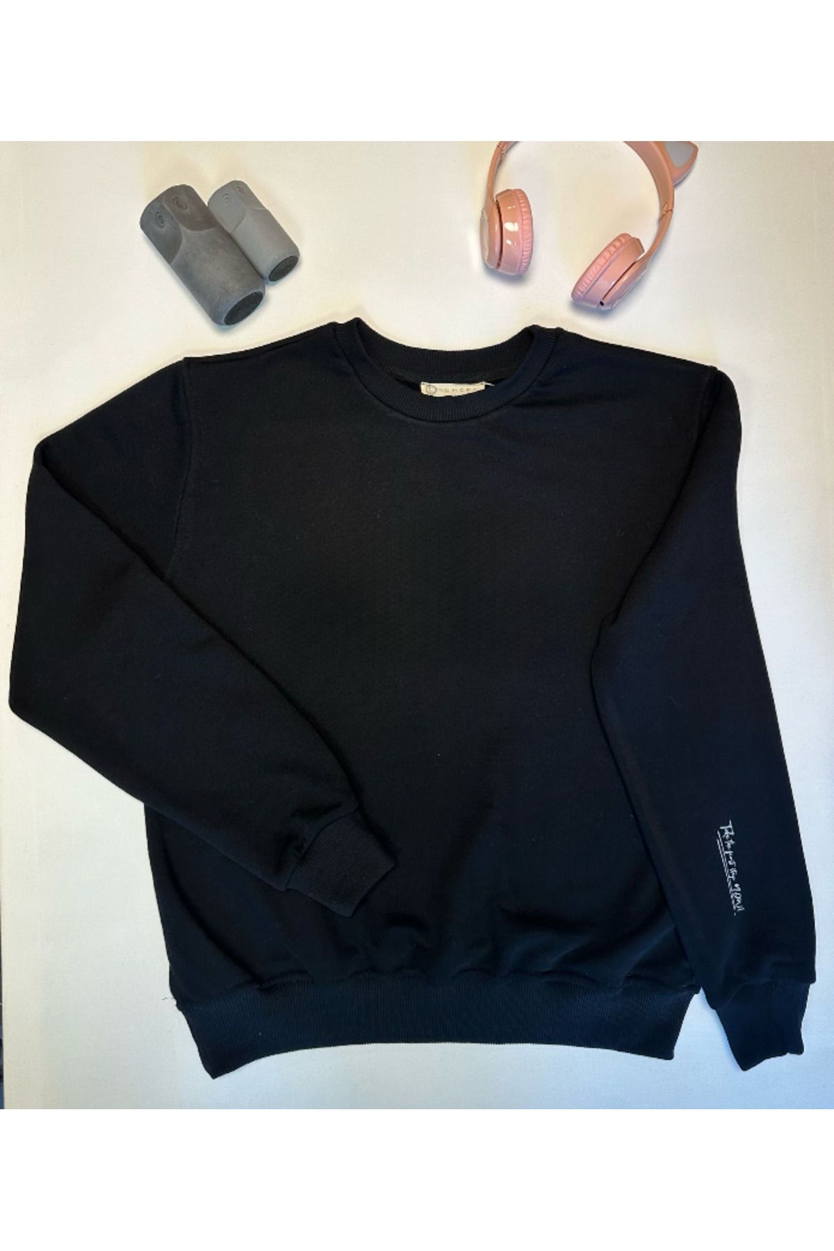 Lumora Design Siyah Take the First Step Now Sweatshirt