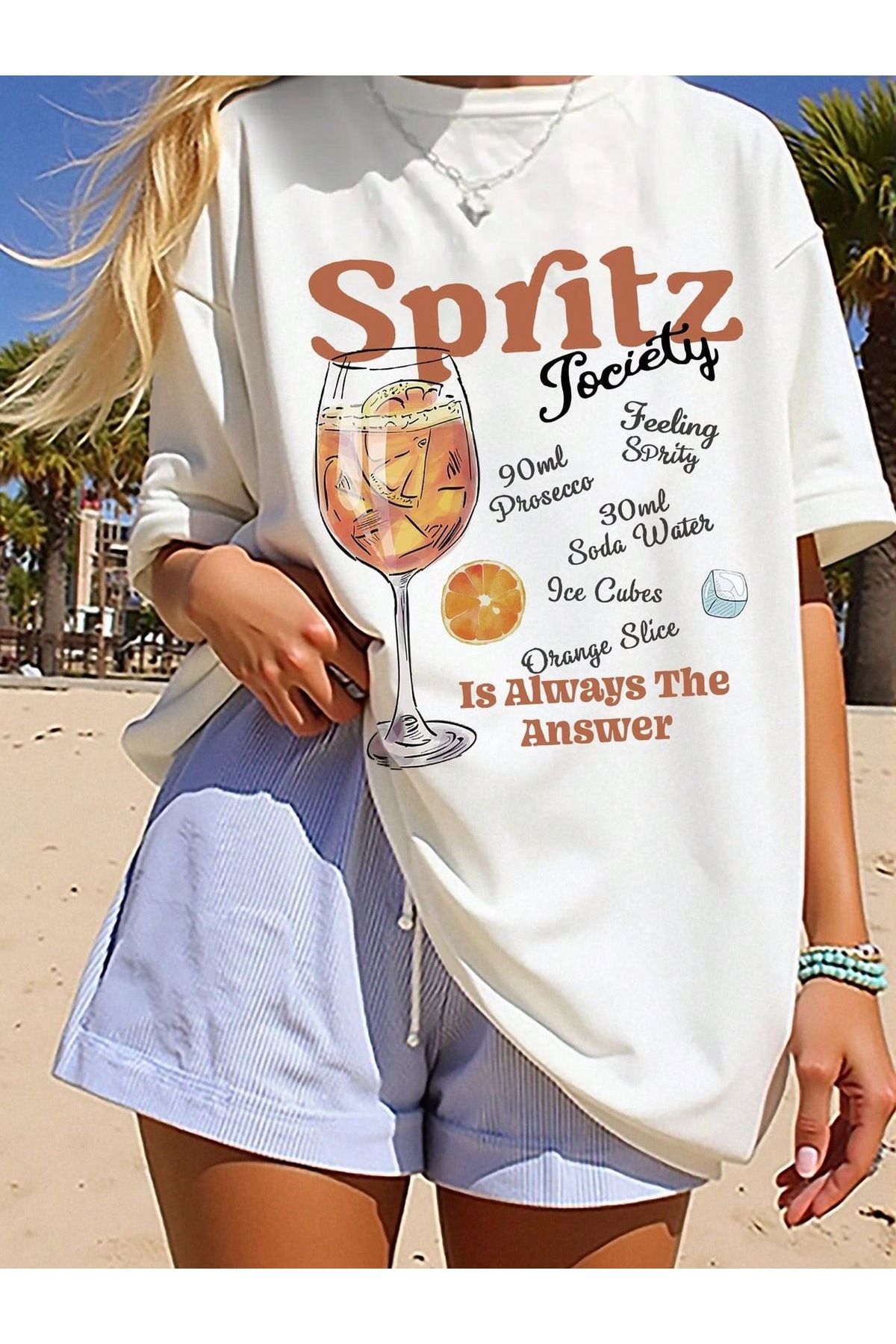 Jose Clothing Oversize Kesim Kısa Kollu Baskılı T-shirt