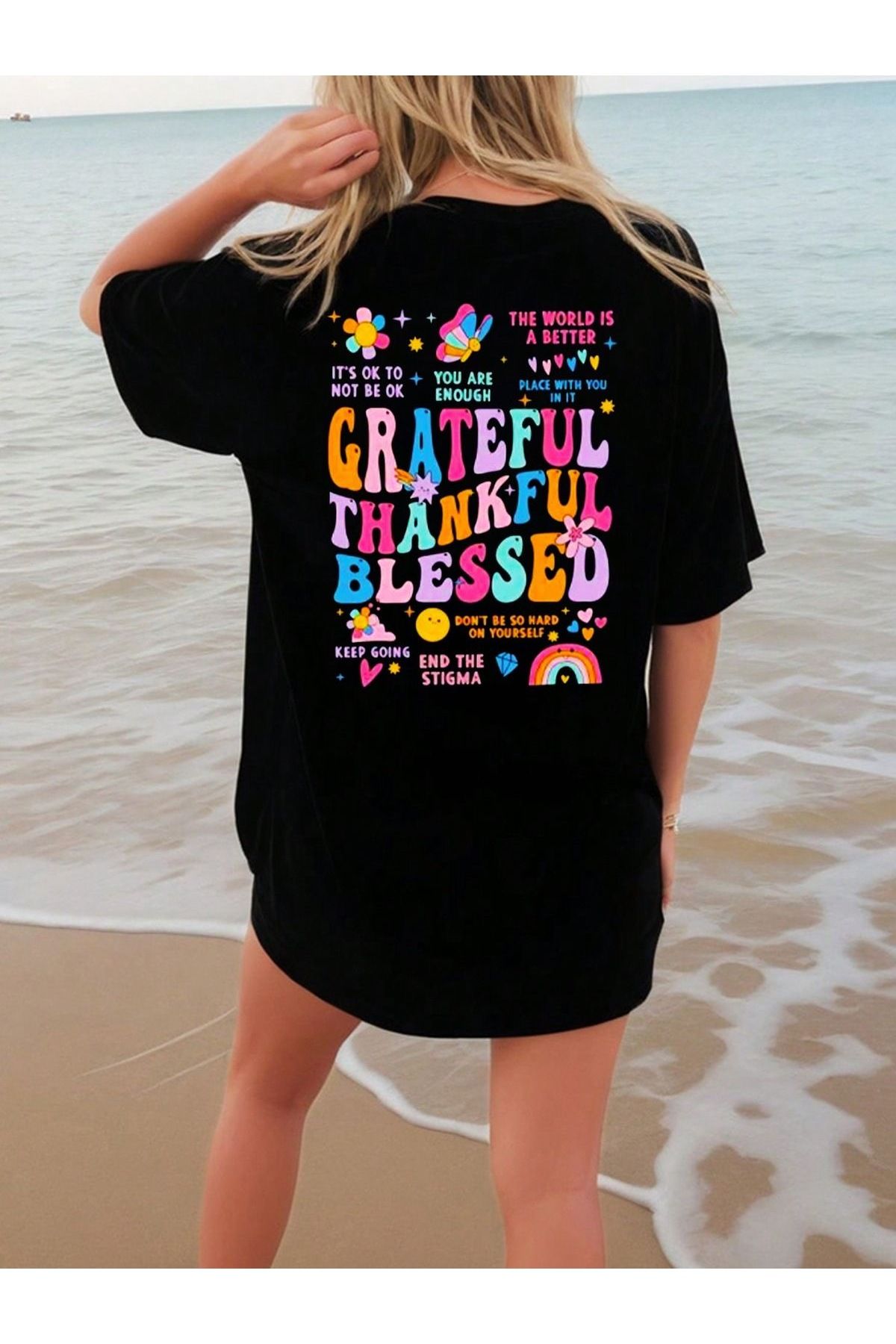 Jose Clothing Oversize Kesim Kısa Kollu Baskılı T-shirt