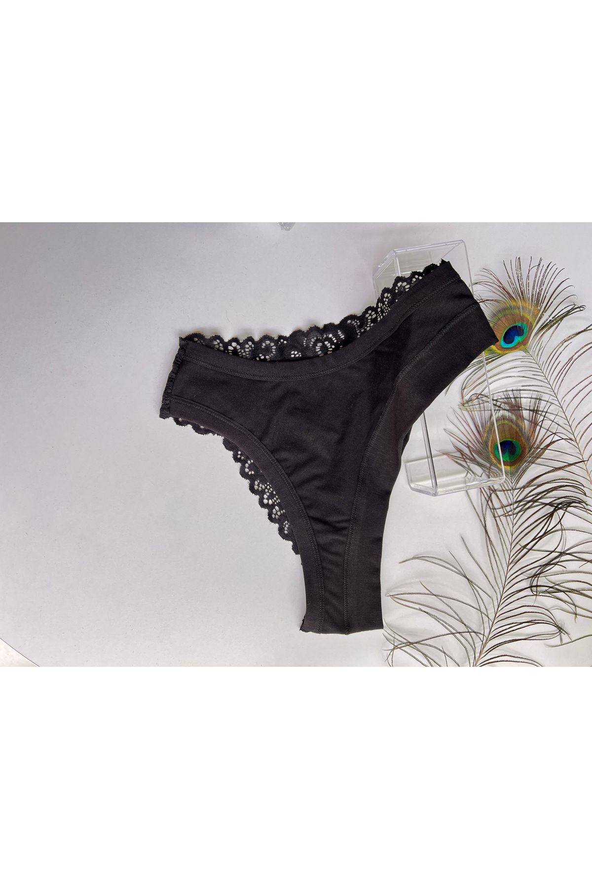 Butik Arkası Dantelli Kadın Kilot