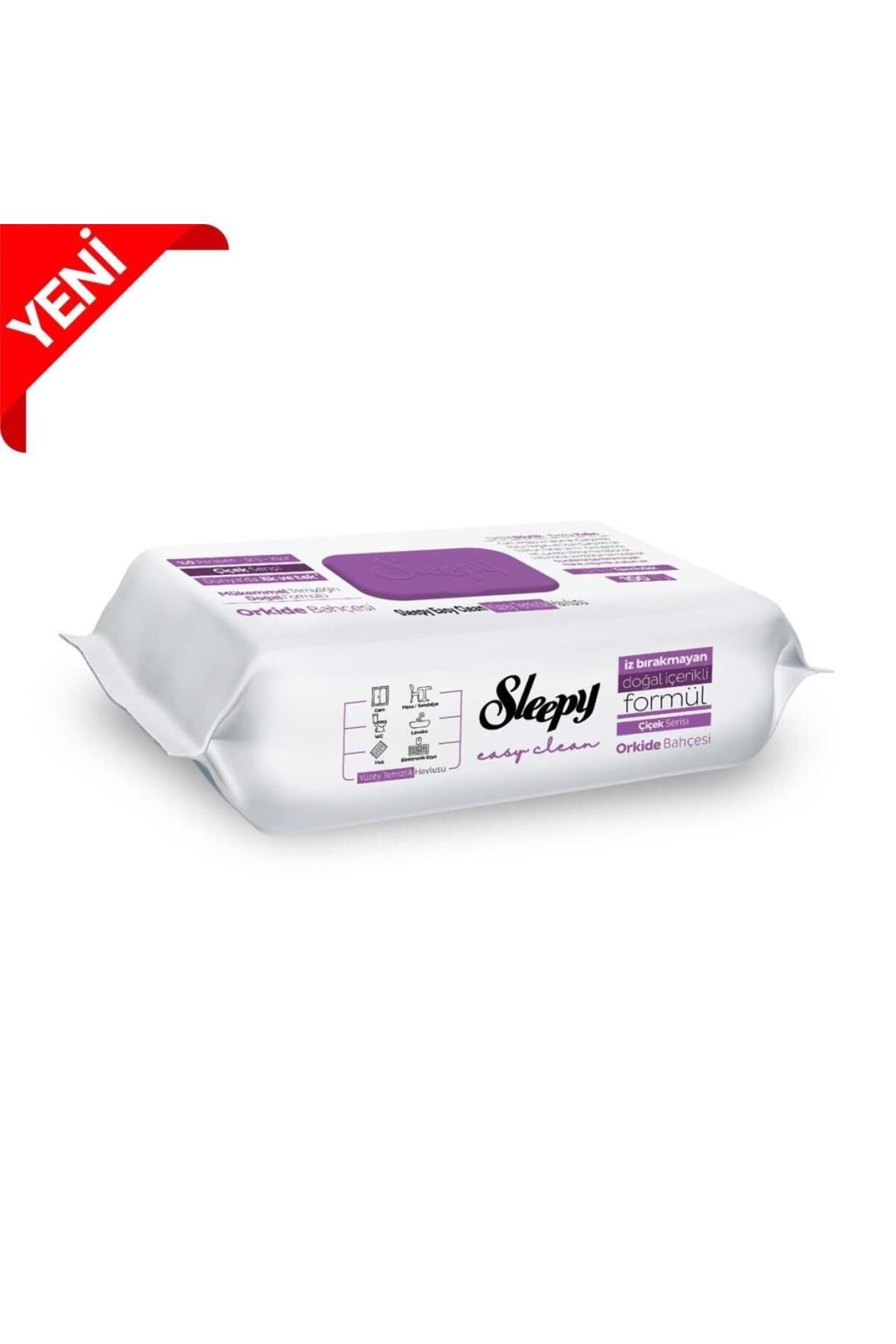NessiWorld Sleepy Yüzey Temizlik Havlusu 100 Adet Orkide