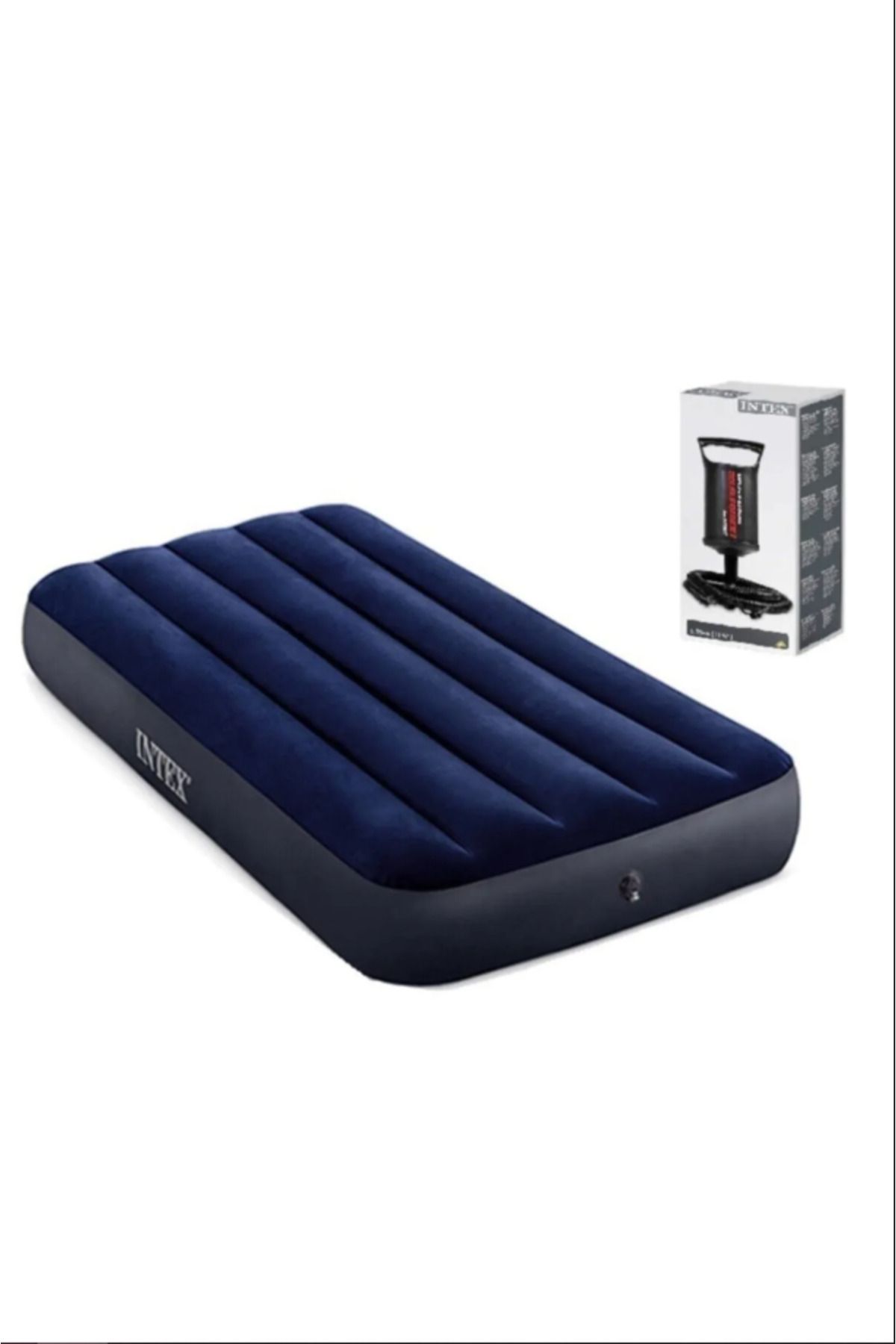 Cross Check Intex Tek Kişilik Şişme Yatak Fiber-tech 76x191x25cm