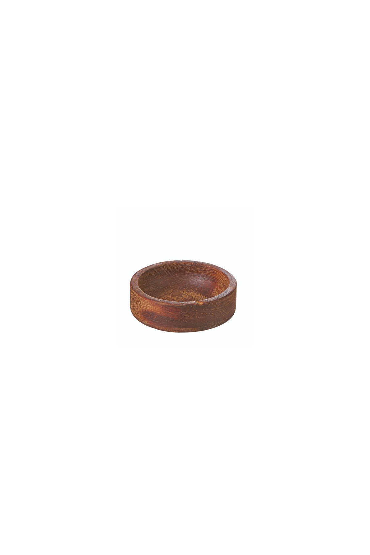 Biradlı İreko Ahşap Kase 8 Cm (12 Adet)