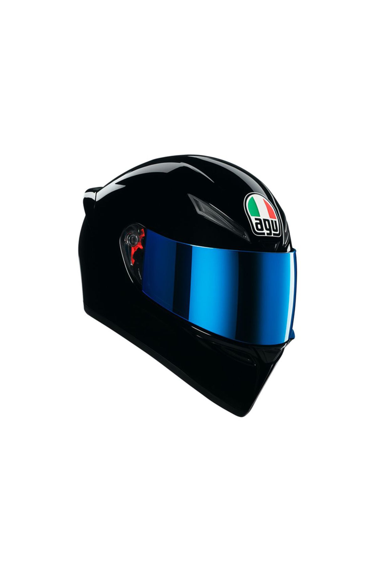 AGV K1 S Black Kask + Blue / Mavi Vizörlü
