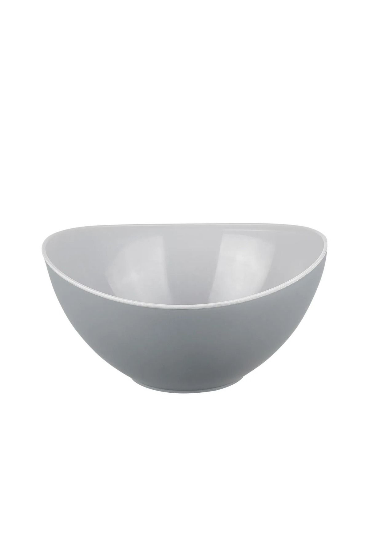 Dania-Plastic salad serving set consisting of a large bowl with 4 small yogurt bowls with a spoon and fork, 7 pieces 3