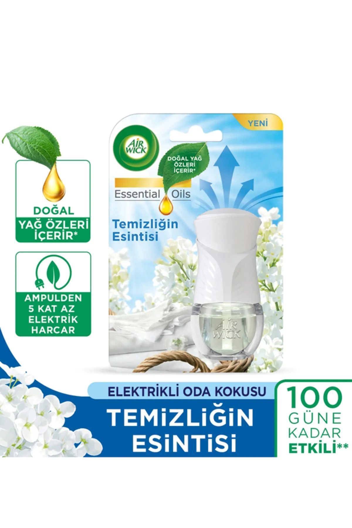 Air Wick Elektrikli Oda Kokusu 1 Makine + 1 Yedek Temizliğin Esintisi