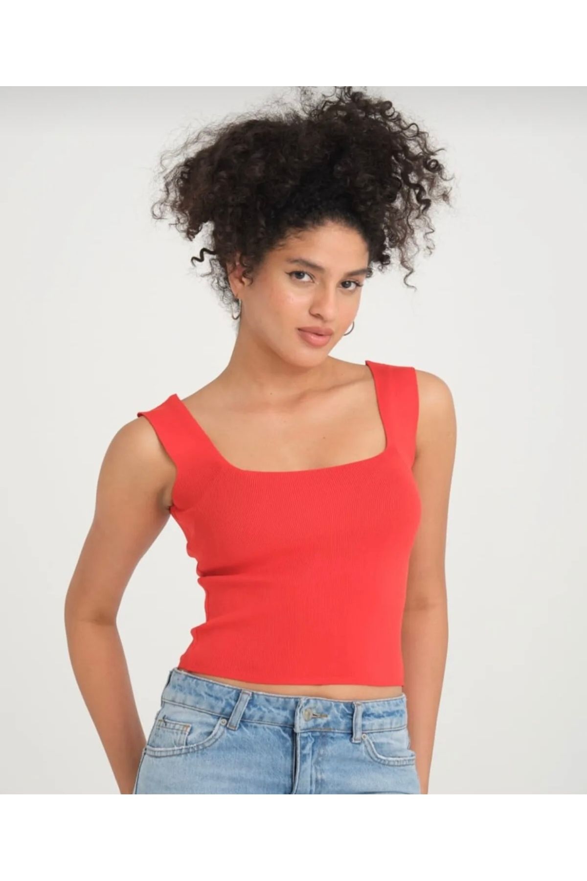kuru Triko Lİkralı Crop