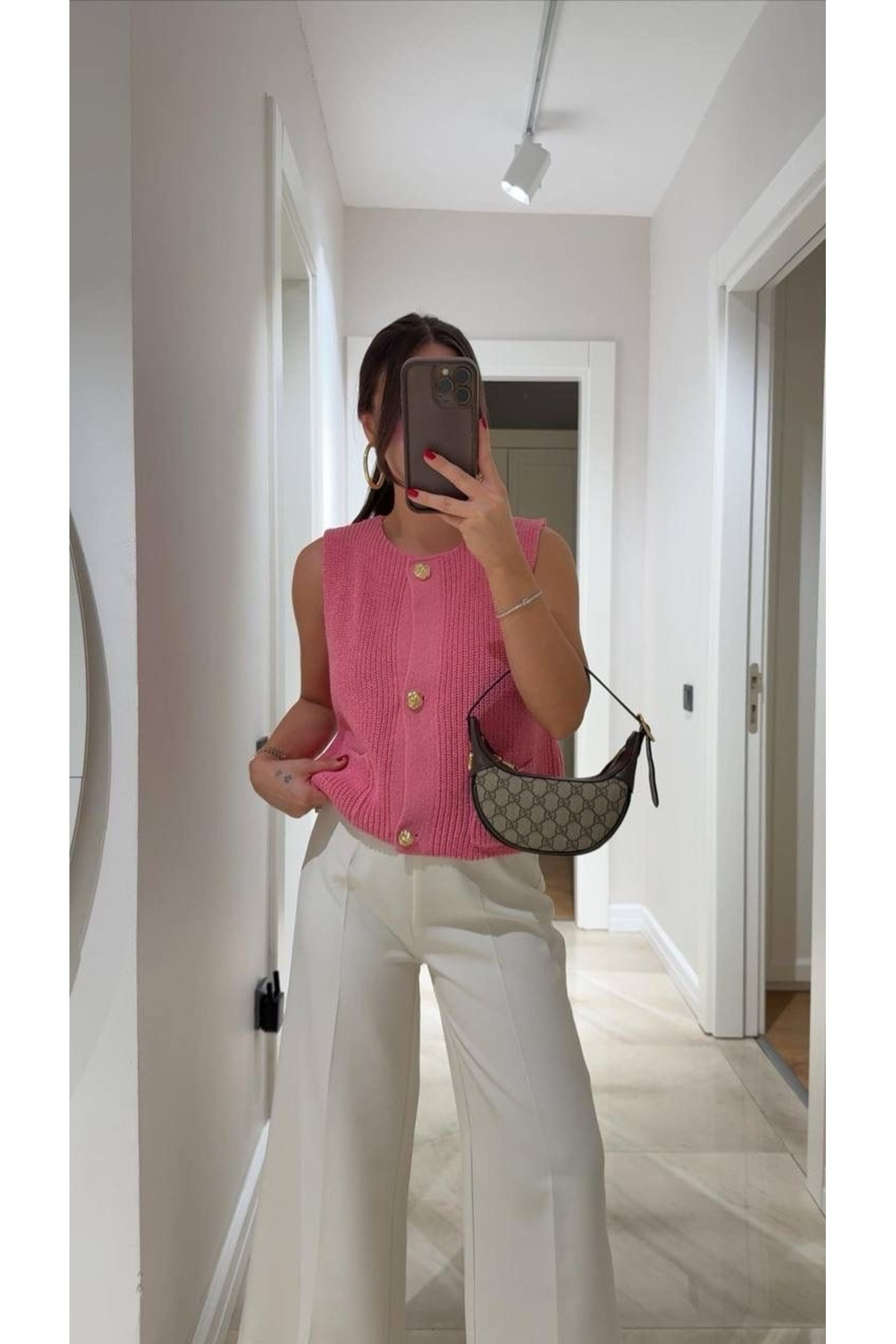 Ekim Store-Knitted Buttoned Knitwear Vest 2