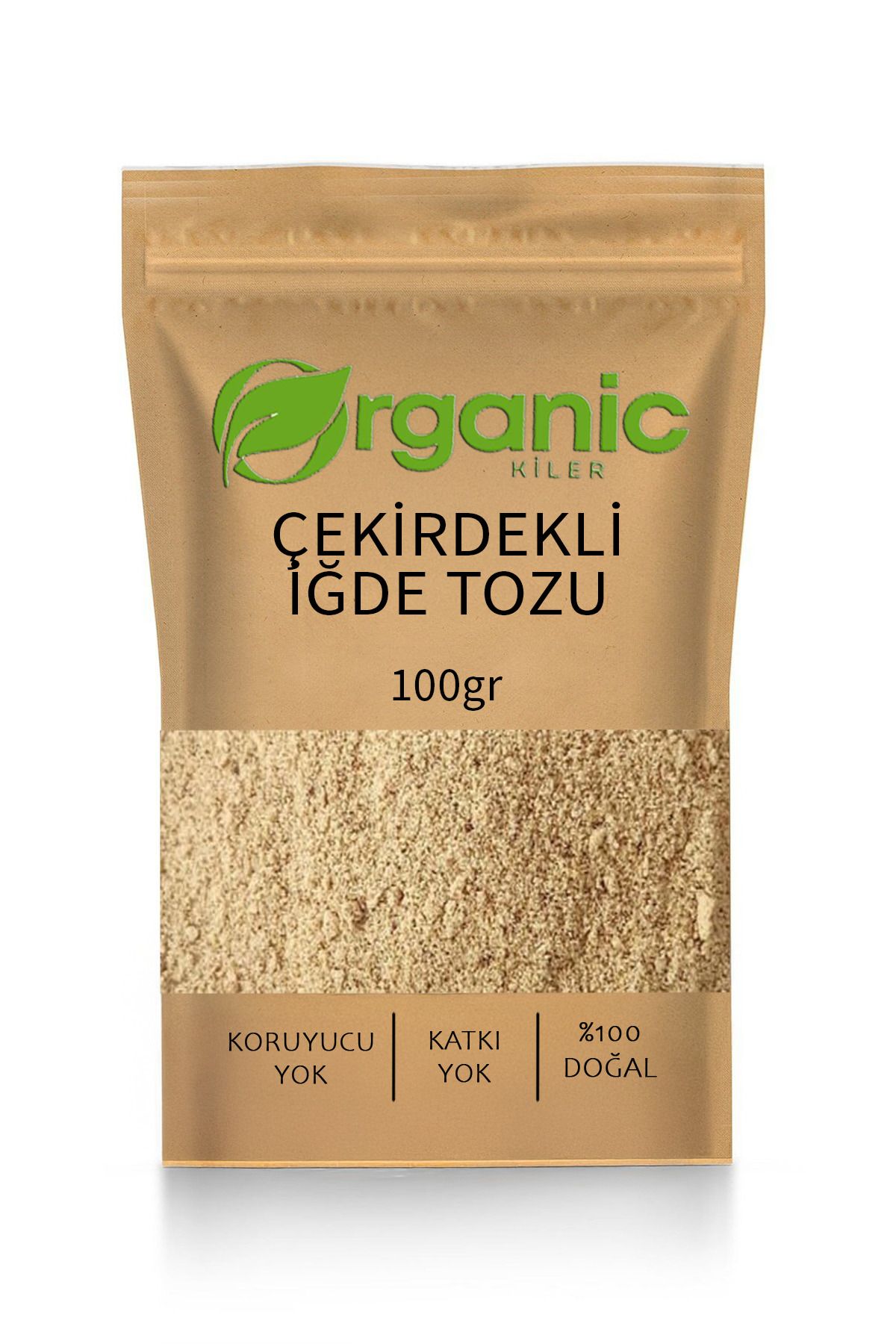 Organic Kiler İğde Tozu 100gr. Çekirdekli İğde Tozu Doğal & Katkısız Taze Mahsül