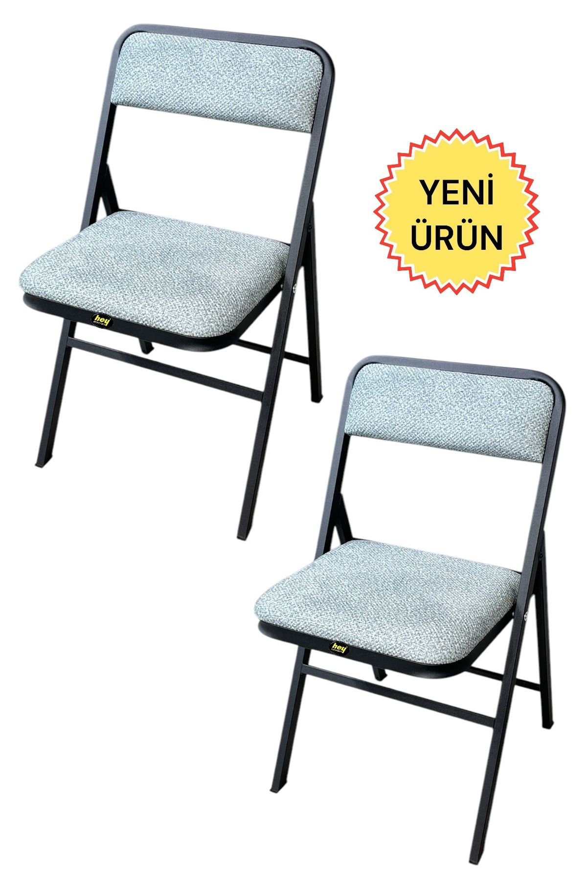 hey Katlanır Kamp Sandalyesi Piknik Sandalyesi Mavi