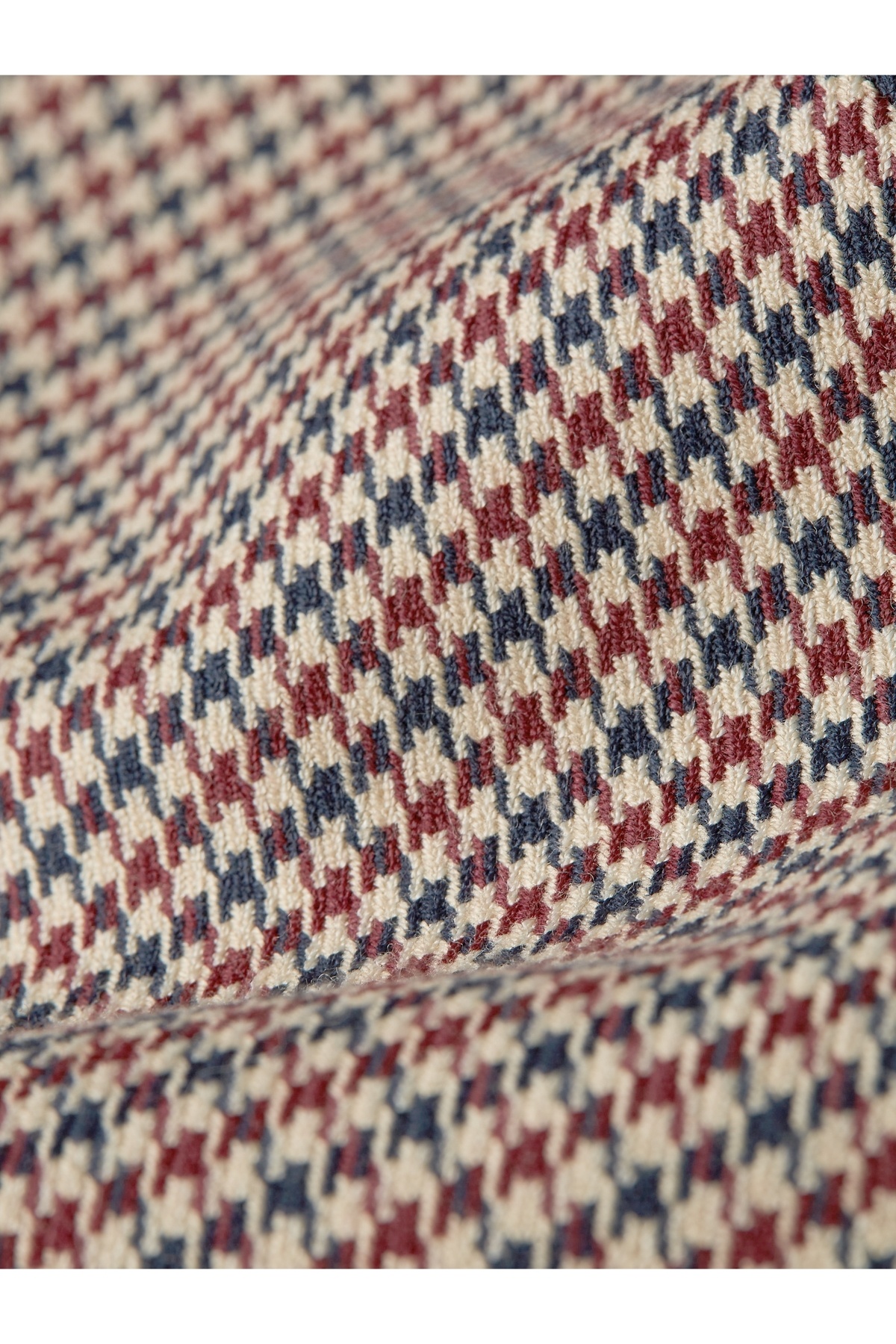 Tommy Hilfiger-Women Houndstooth Rouge Tattersall Check Slim Fit Blazer 4