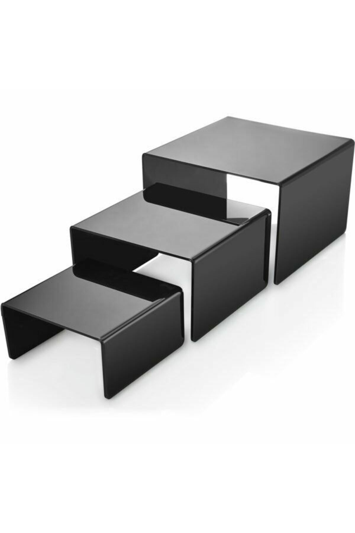 Biradlı Açık Büfe Pleksi Teşhir Standı 20*10 Cm