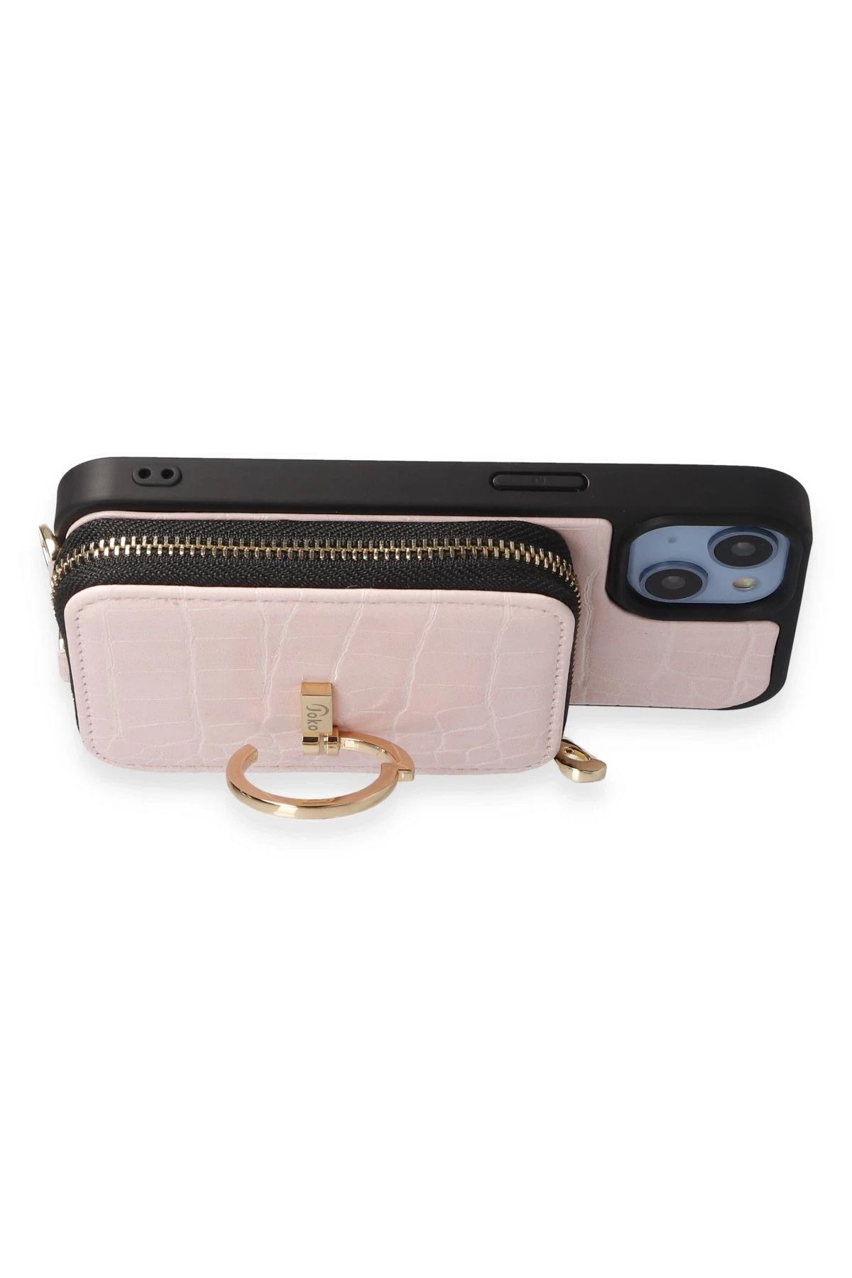 Joko iPhone 13 Pro uyumlu Ermes Kapak - Pembe SVLRS