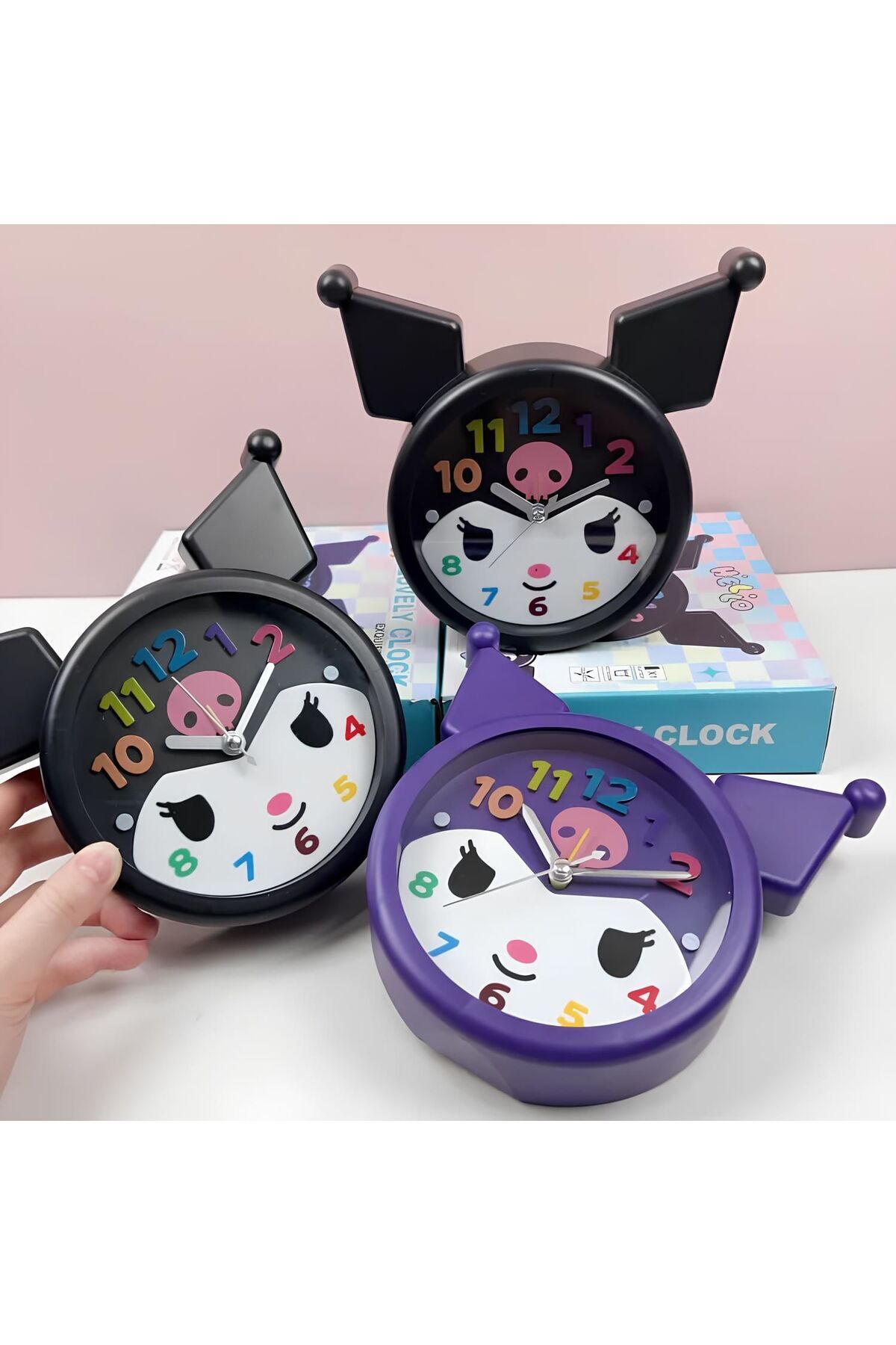 Vexahome Kuromi Masa Üstü Çalar Saat Model 1