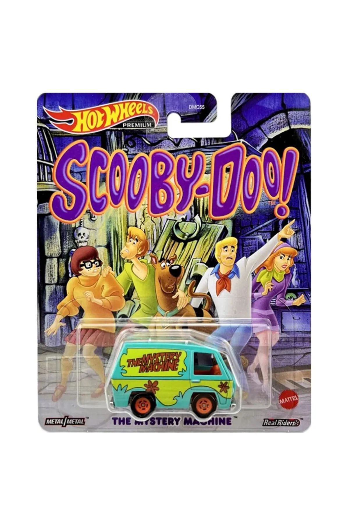 HOT WHEELS Premium Scooby-Doo Mystery Machine Metal Araba