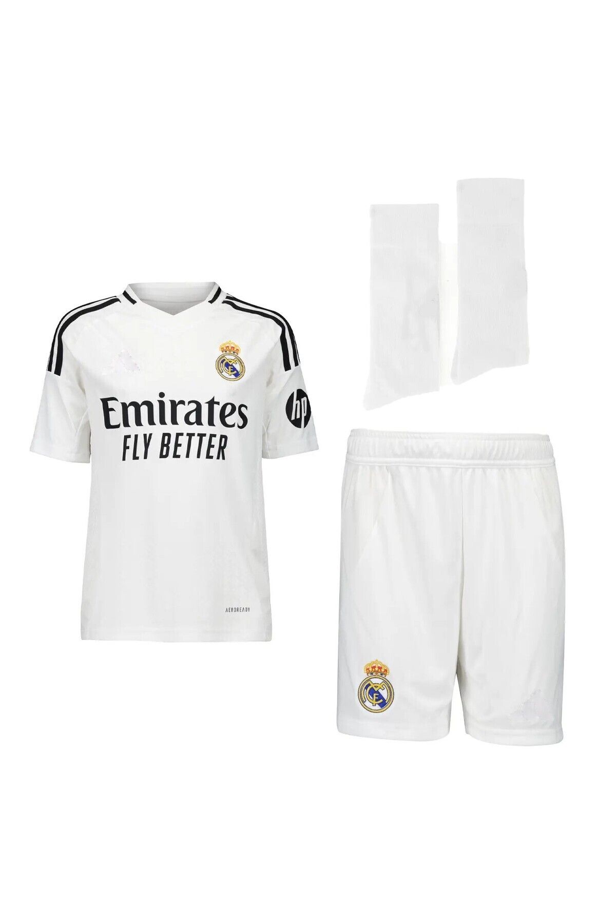 Atlas Global REAL MADRİD ARDA GÜLER ÇOCUK FUTBOL FORMA 3'lü Set FORMA+Şort+Çorap