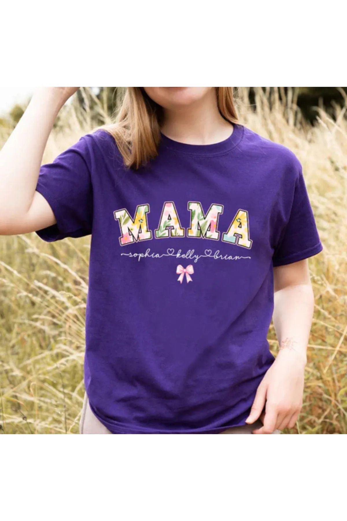 FeaR LeeS MAMA Baskılı Oversize T-shirt