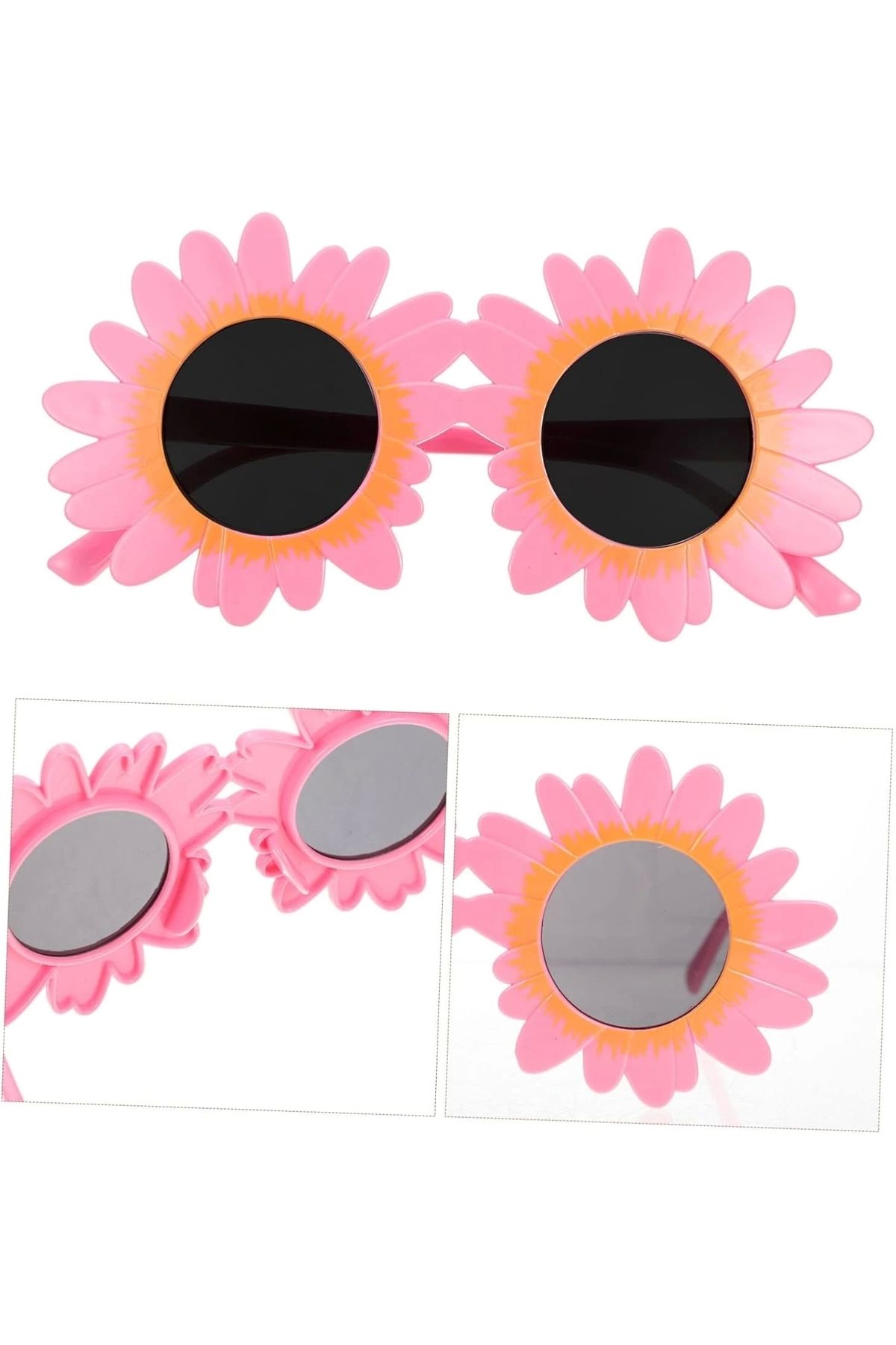 STOREMAX Pembe Renk Papatya Şekilli Parti Gözlüğü 18x10 cm (5047)