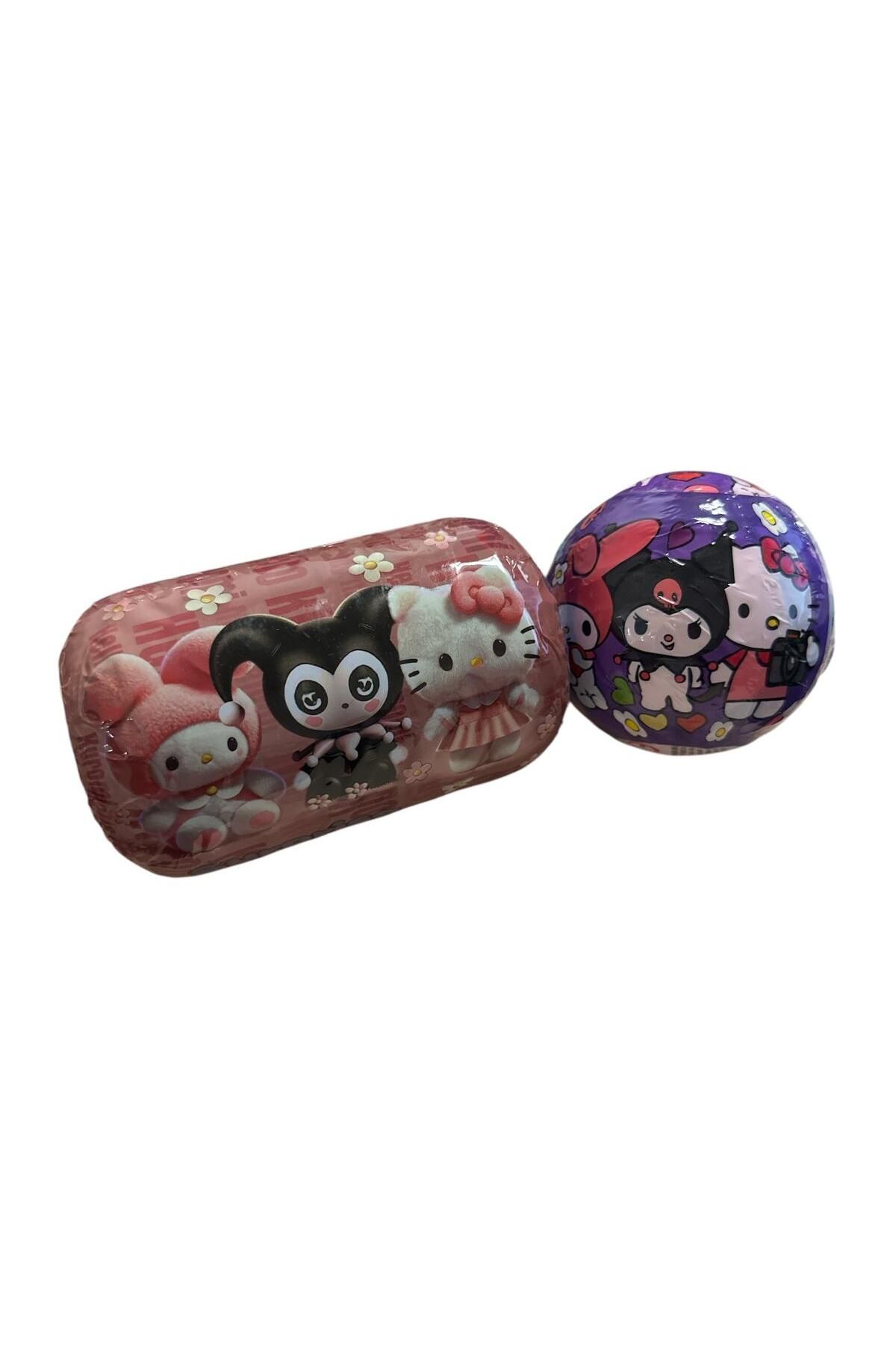 kuromi MyMelody Sürpriz Silindir Ve Kuromi MyMelody Sürpriz Top 2 adet