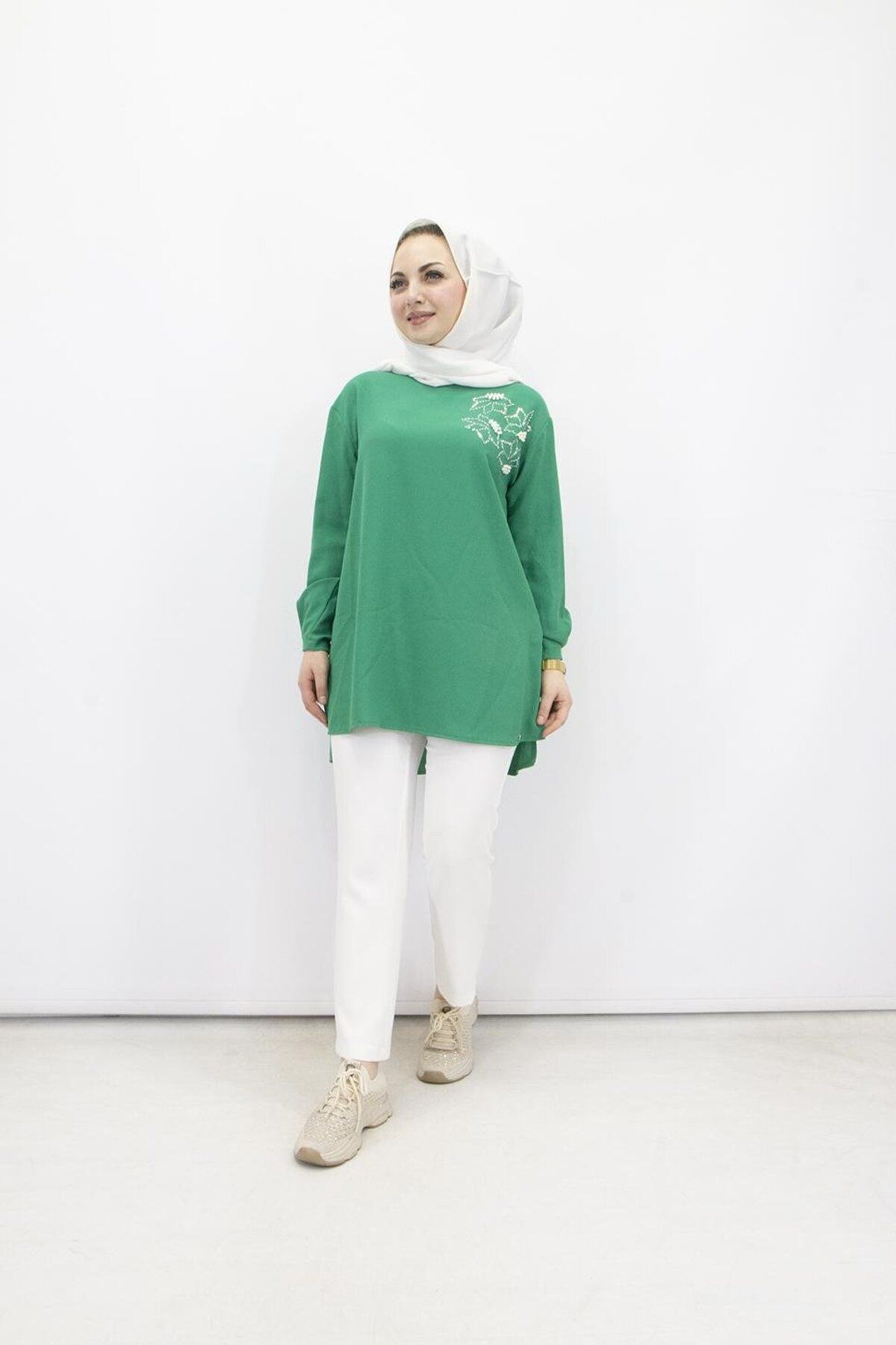 Armine TREND 443 Armine Trend 443-1 Taşlı Tunik