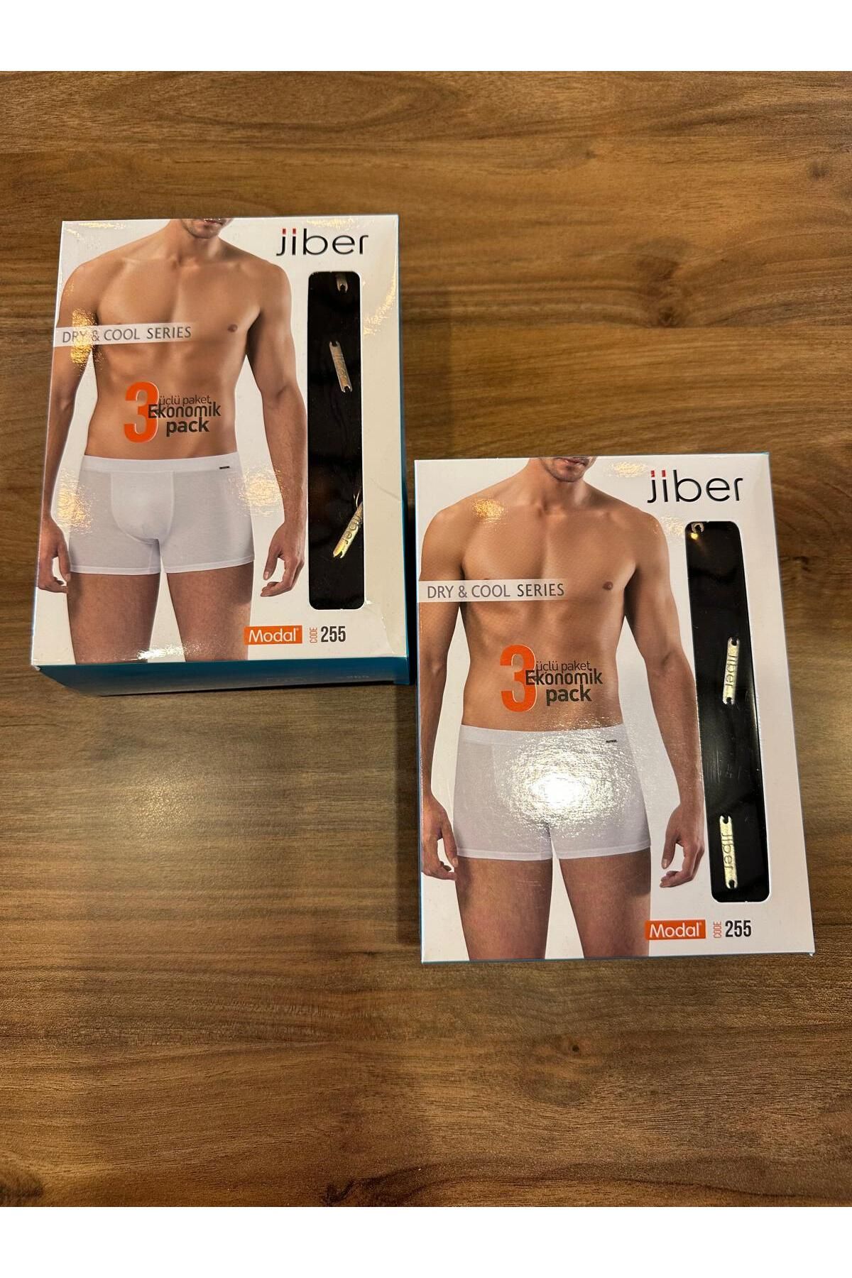 Jiber Premium modal konforlu nefes alan erkek boxer 6 lı paket