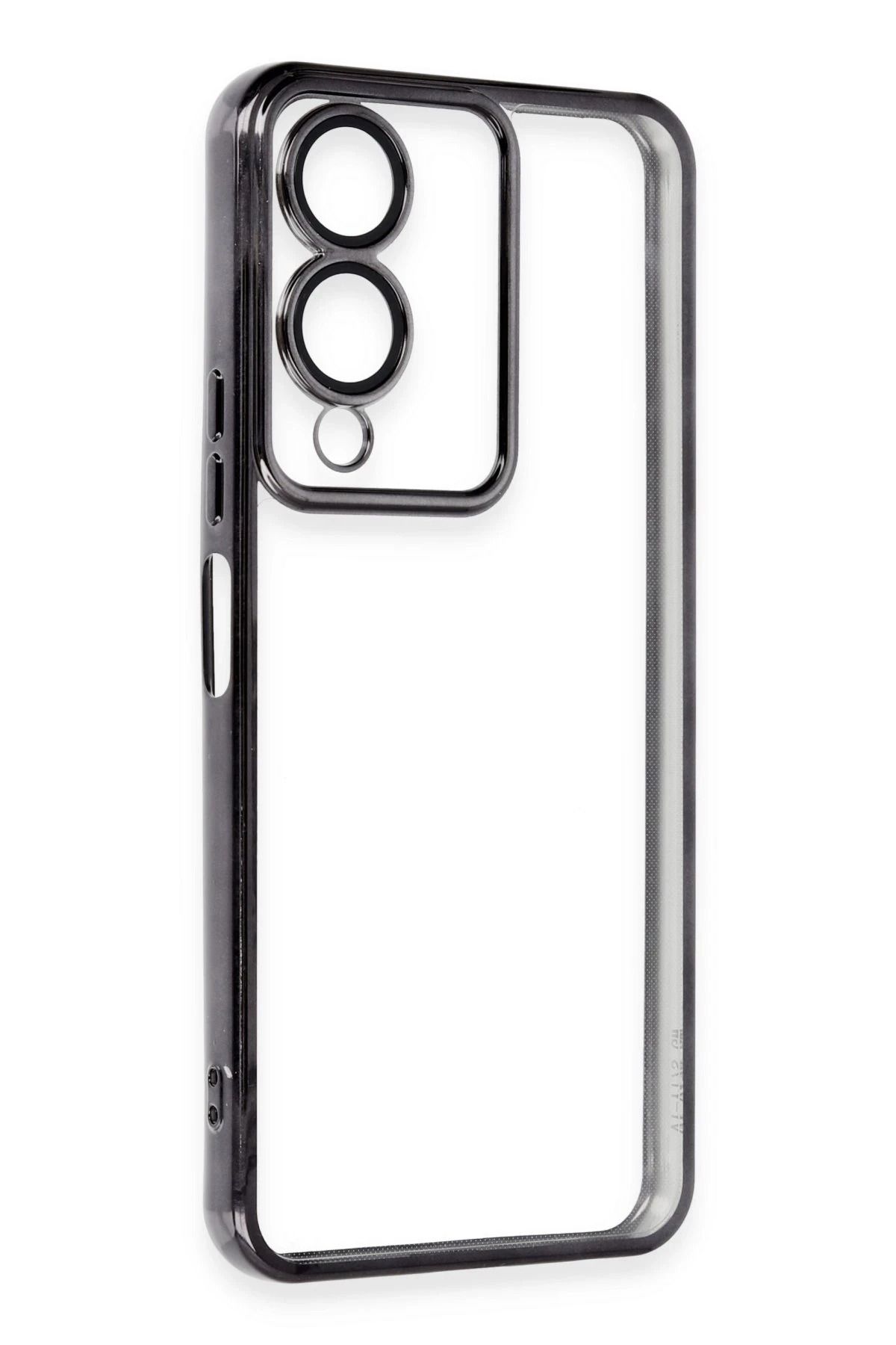 NewFace Vivo Y17S Kılıf Lensli Silikon - Siyah WLZOR