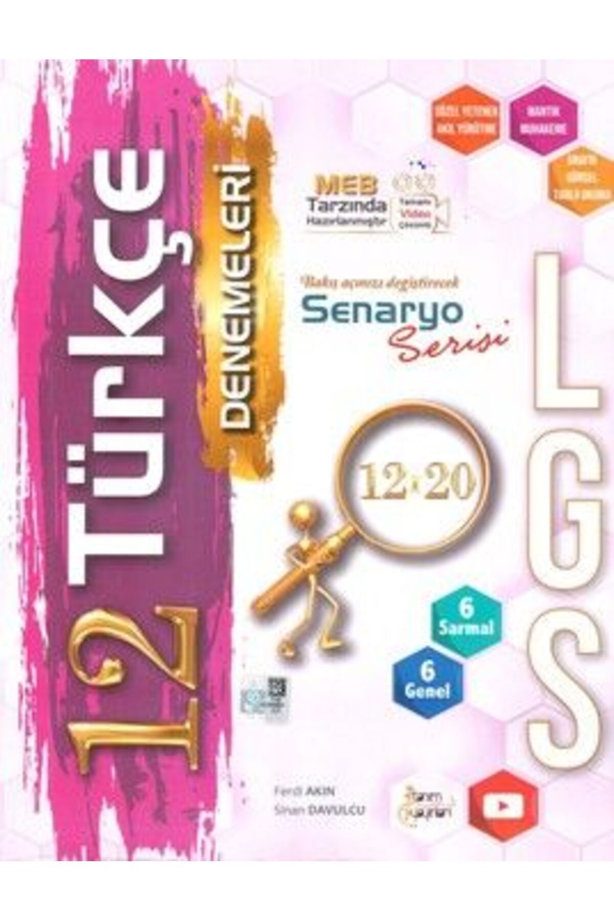 AV YAYINLARI Tanım Yayınları 8. Sınıf Lgs Türkçe 12 X 20 Deneme