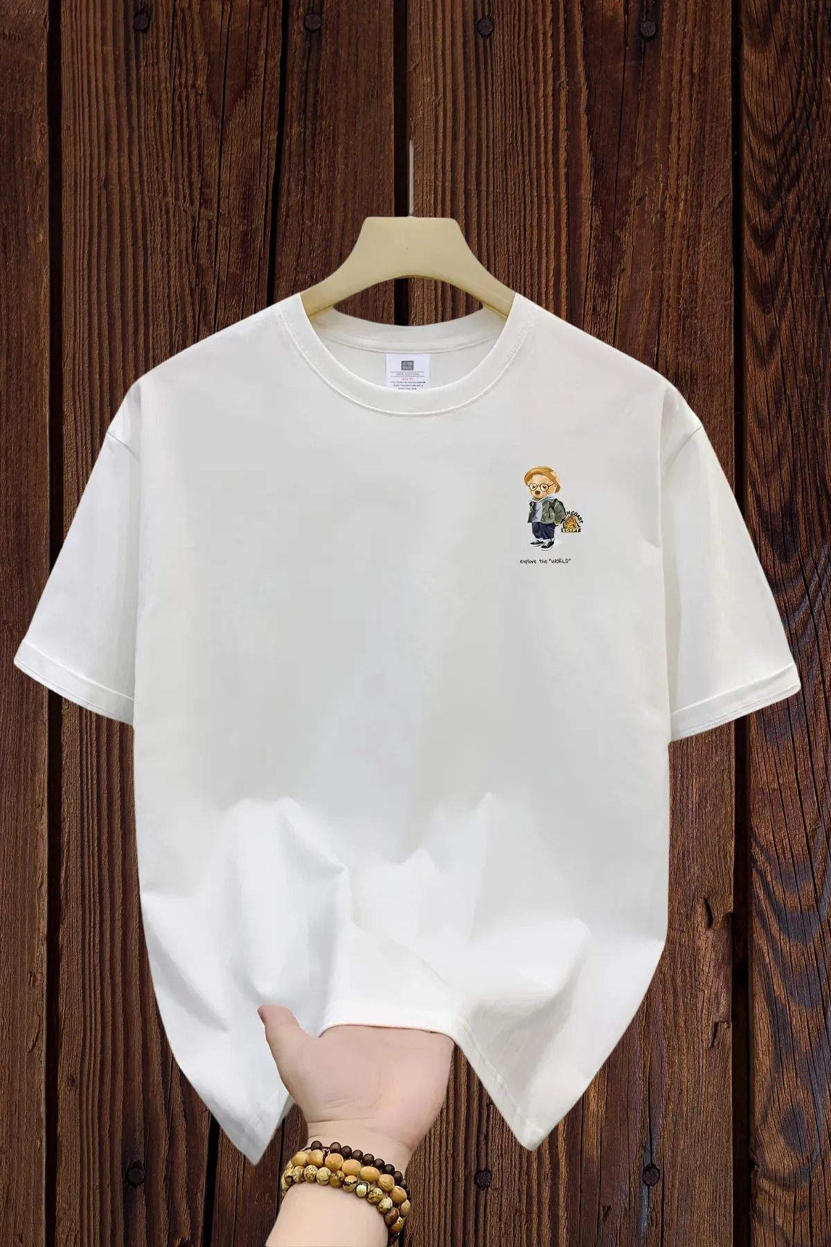FeaR LeeS Baskılı Unisex T-Shirt - Doğanın Ruhunu Yansıtan Tasarım