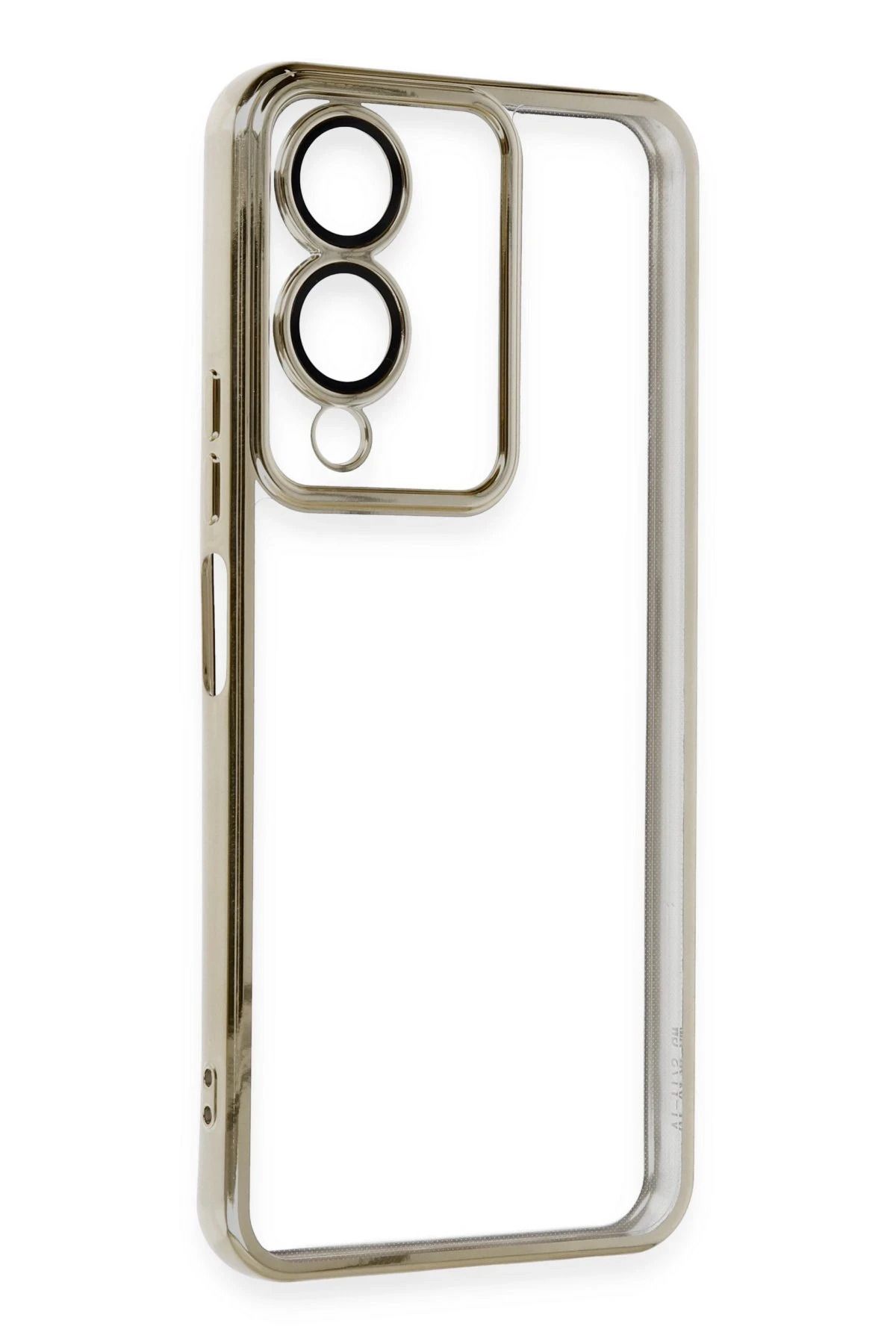 NewFace Vivo Y17S Kılıf Lensli Silikon - Gold WLZOR