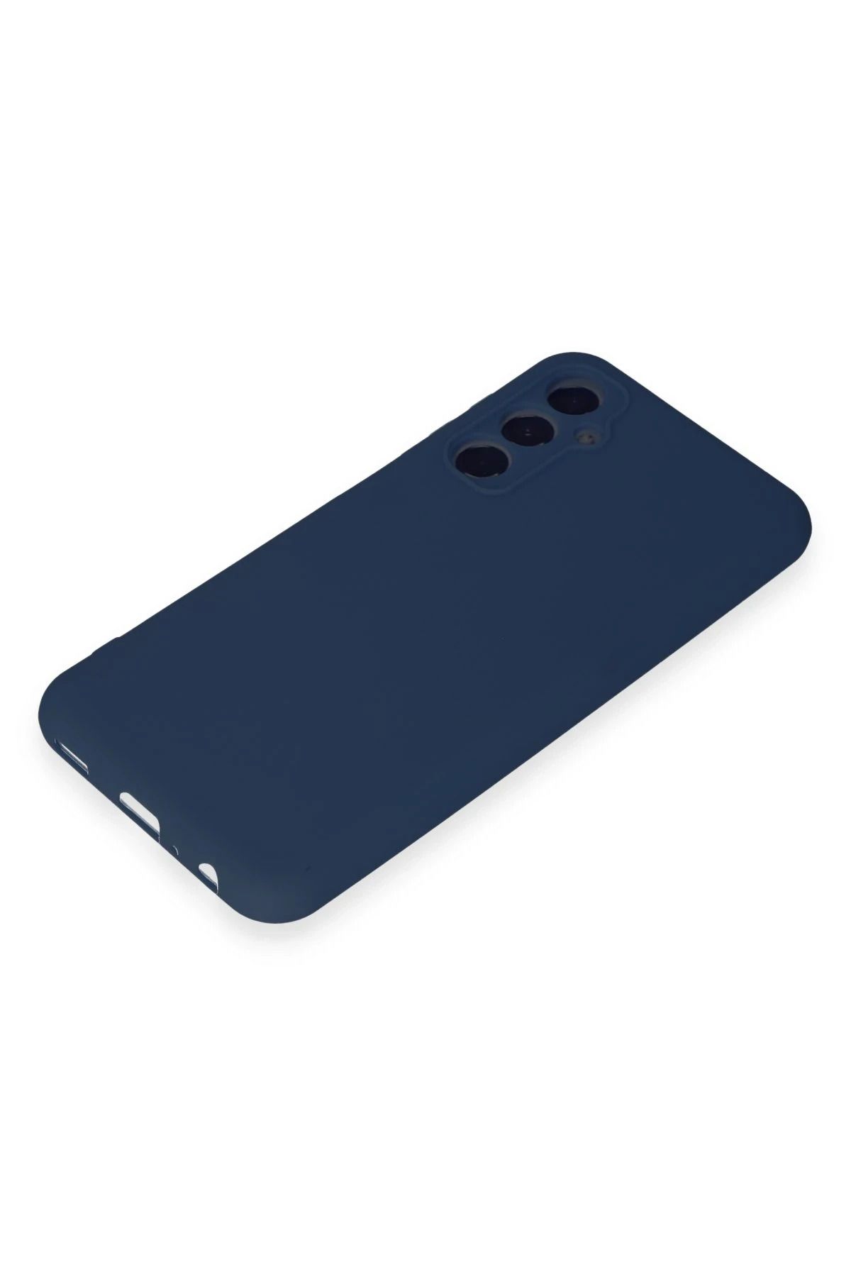 NewFace Samsung Galaxy M34 5G Kılıf First Silikon - Lacivert WLZOR