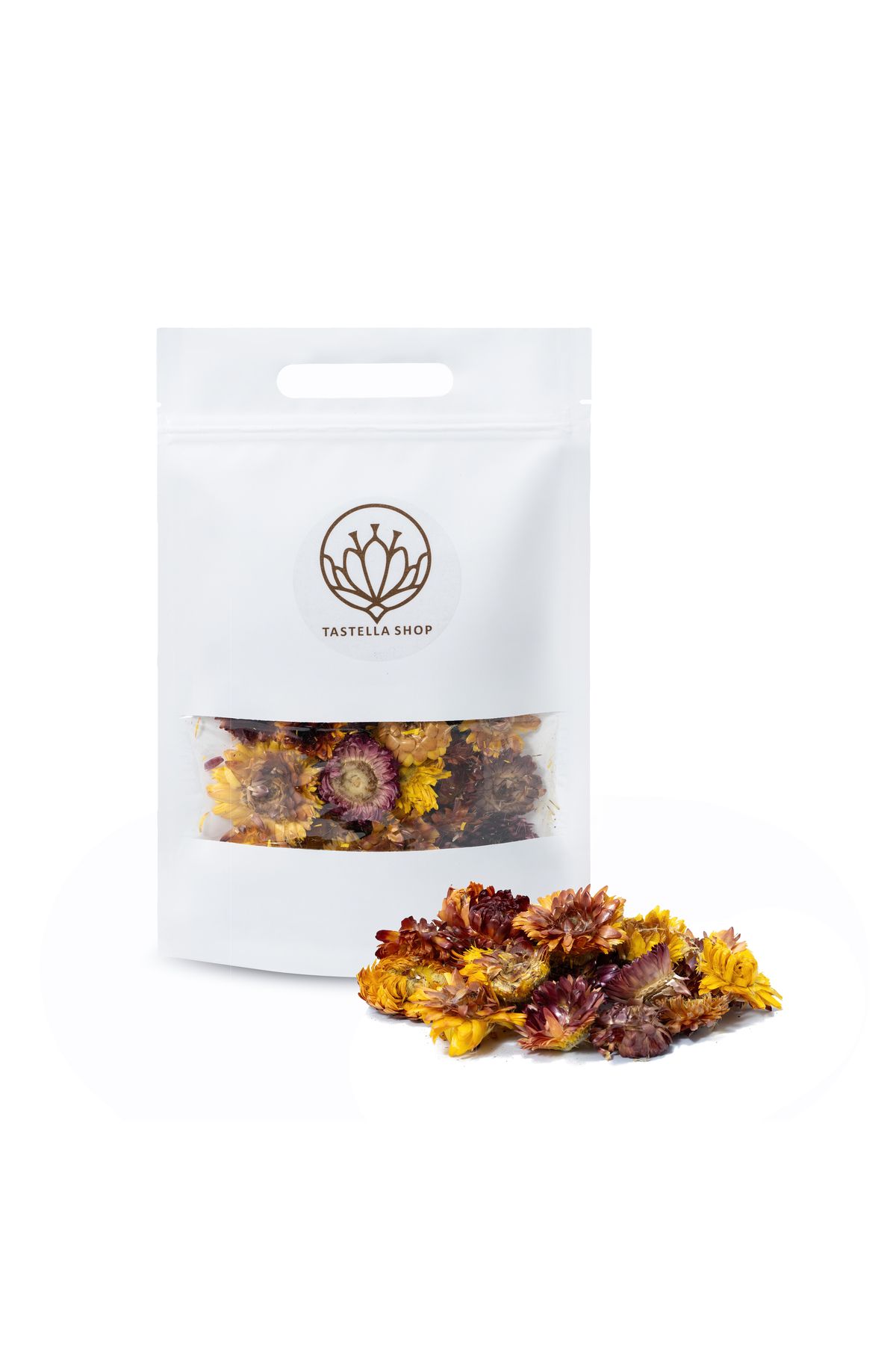 Tastella Shop Kurutulmuş Altın Çiçeği (150gr), Lüks Kalite Kuru Sunflower Çiçeği Çayı, Kuru Altın Çiçeği Çayı