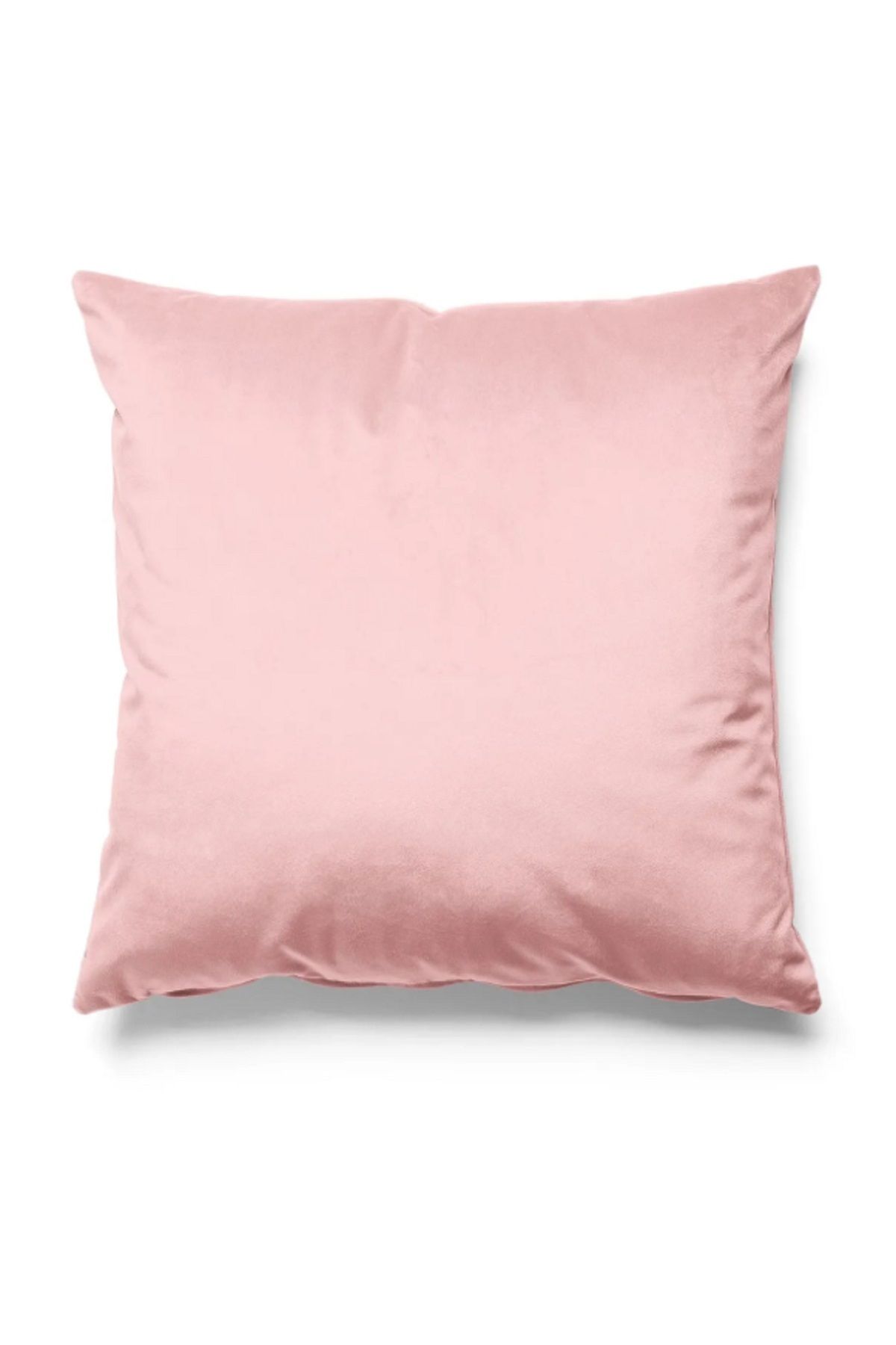 SİSAM 3'lü Düz Renk Kırlent Kılıfı, (Babyface 12), Pembe (50x50 cm)