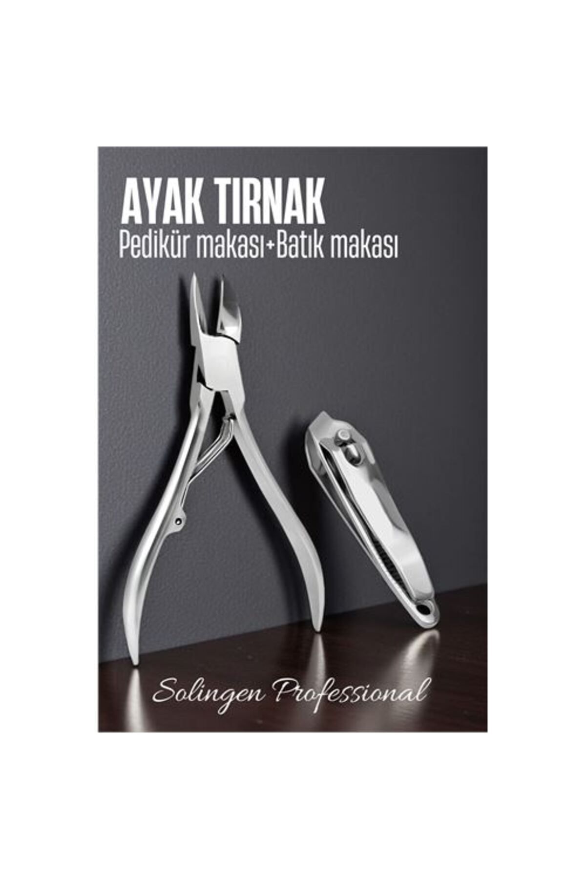 NEZADE STORE Ayak Tırnak Makası Batık Tırnak Makas Seti Pedikür Tırnak Makası Merys Solingen