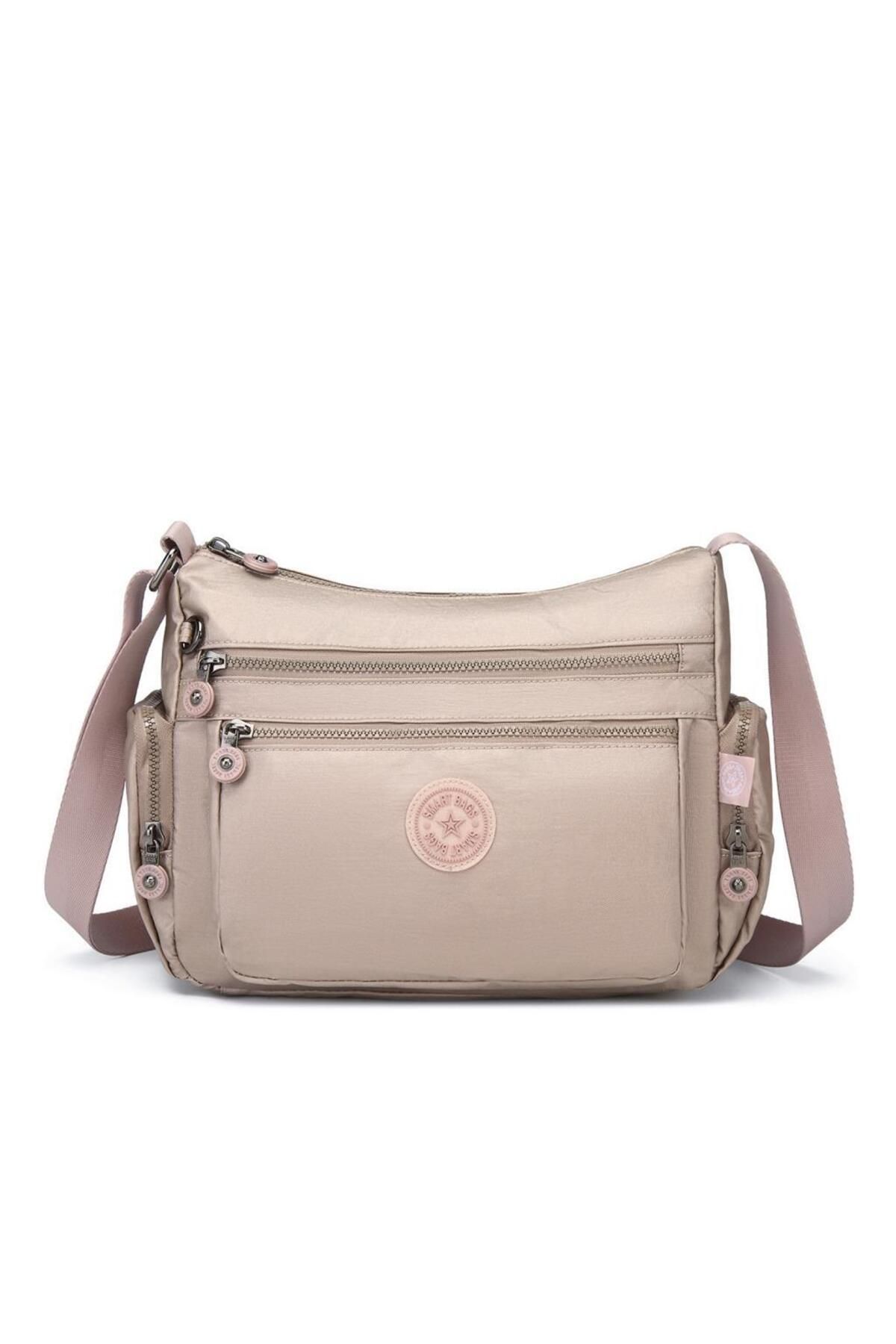 SMART BAGS Metalik Kumaş Kadın Postacı Çantası Smart Bags 1115