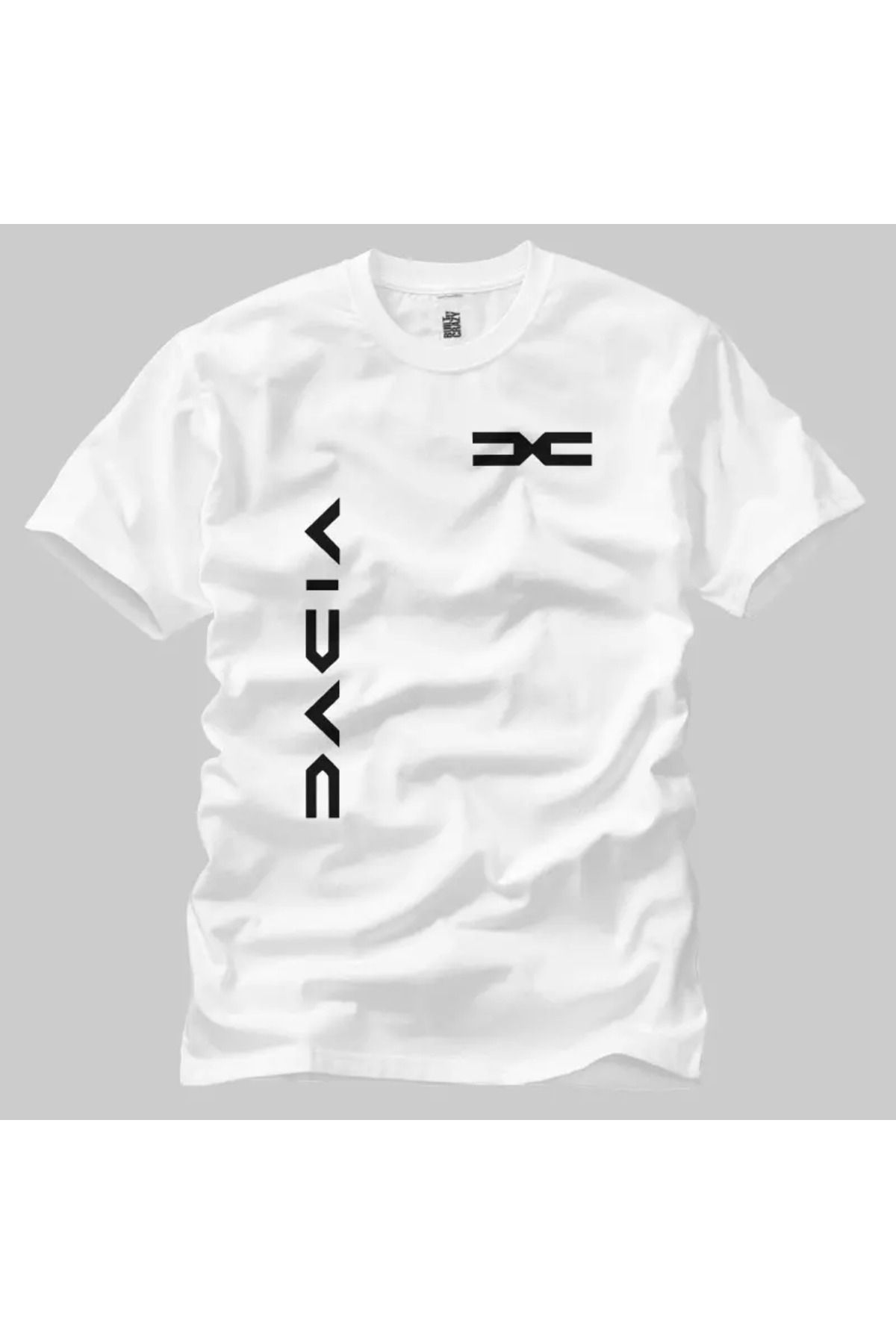 Built By Crazy Dacia Vertical New Logo Unisex Tişört
