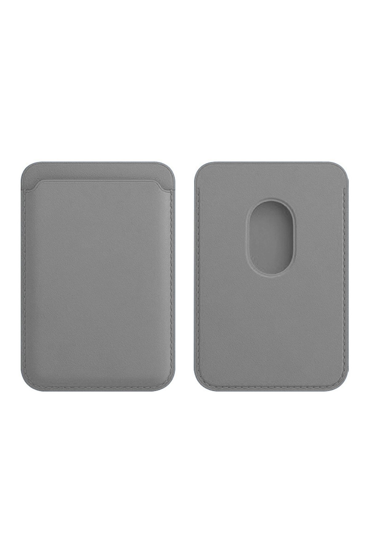 kilifone Samsung Galaxy S25 uyumlu Kartlık Magnetik Cardsafe Kartlık - Koyu Gri