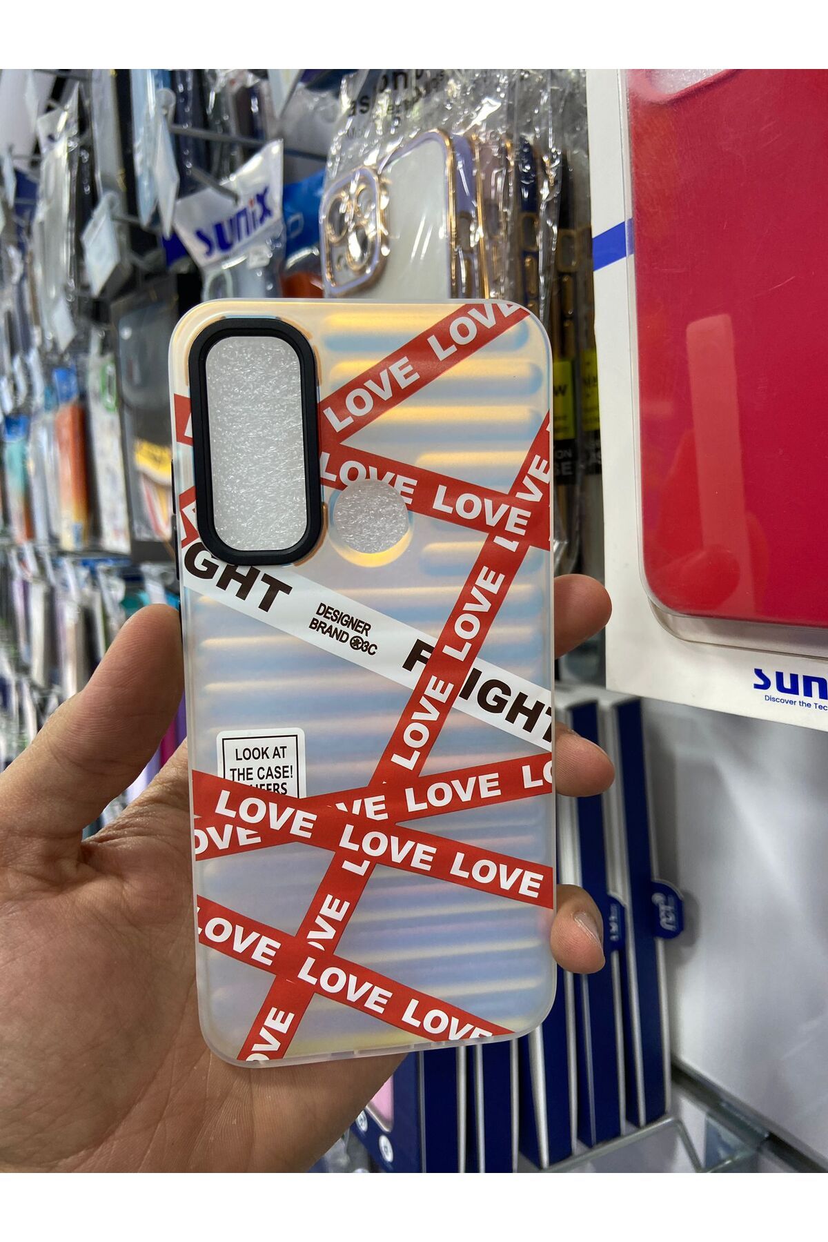 FIRO REDMİ NOTE 8 LOVE DESENLİ KORUMA KILIFI
