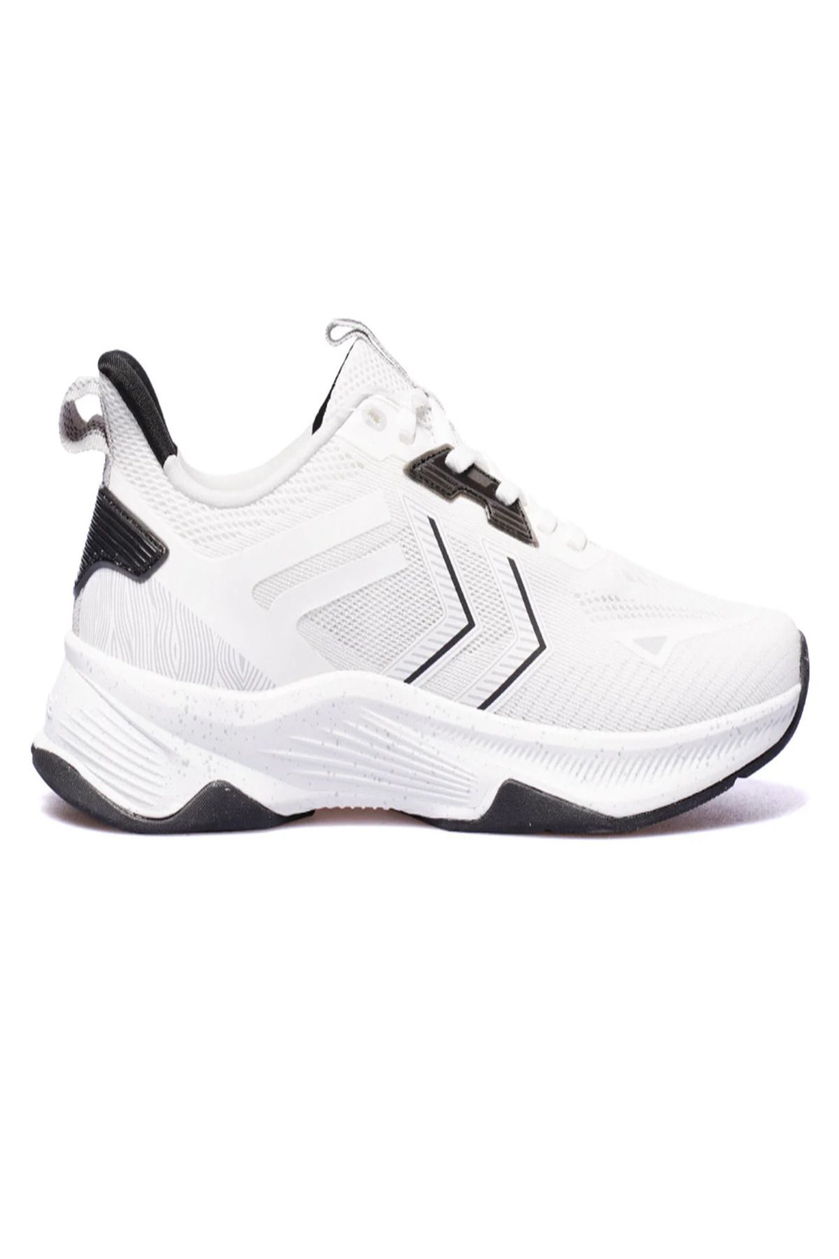 hummel 900675-9124 HML CORAL UW Rahata Taban Fileli Beyaz-Siyah Erkek Spor Ayakkabı