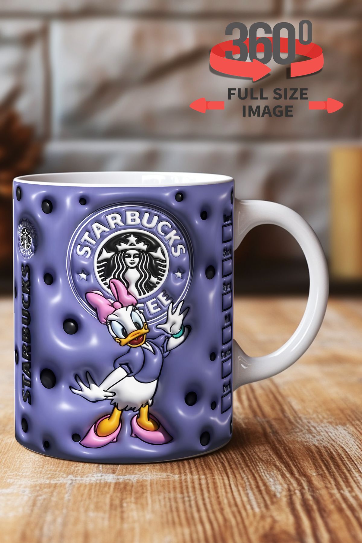 dijital moda tasarım 3D Kabartma Desen Efektli "Mickey" Kişiye Özel Hediyelik Porselen Kupa Bardak Minnie Goofy